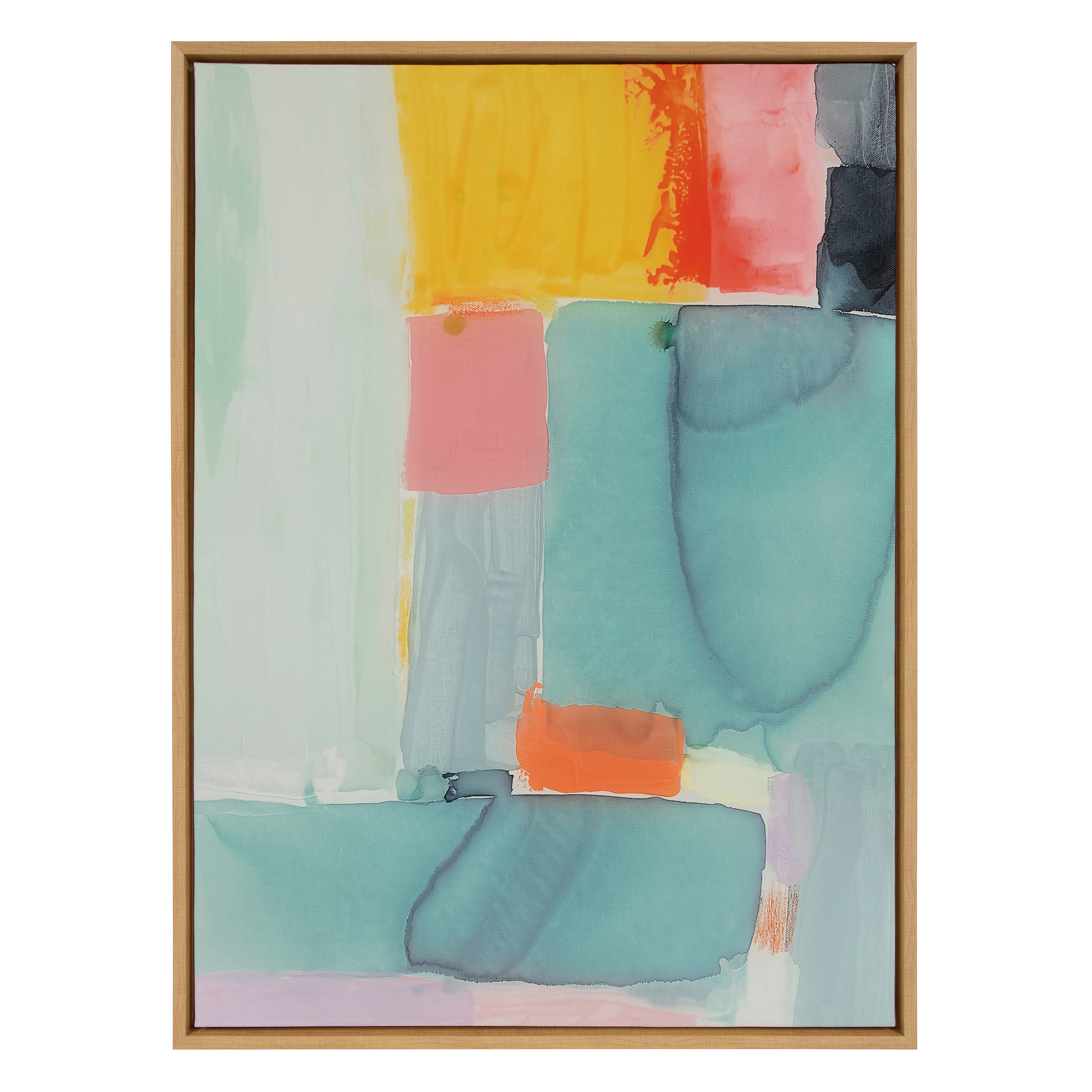 Sylvie United Colors II Framed Canvas by Amy Lighthall