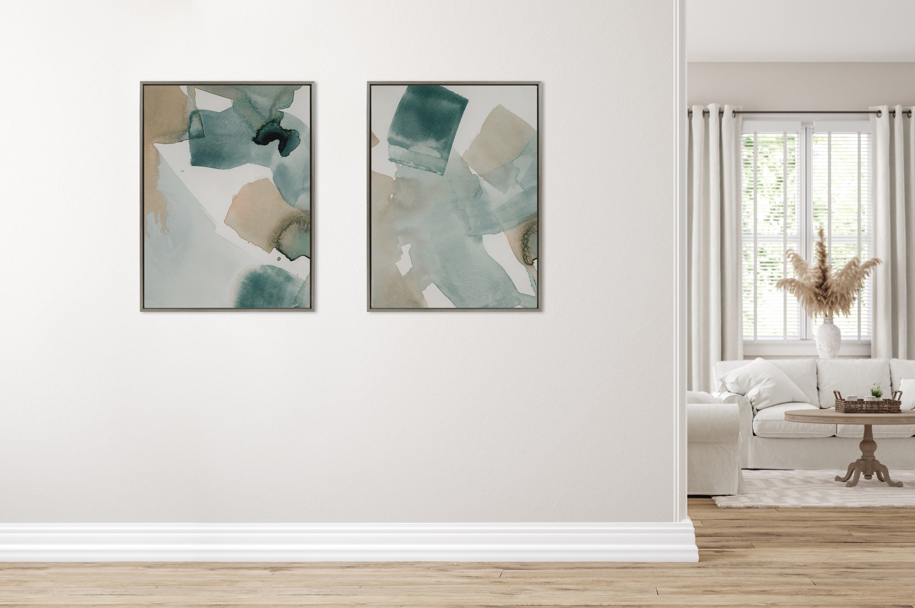 Sylvie Color Exploration II Framed Canvas by Amy Lighthall
