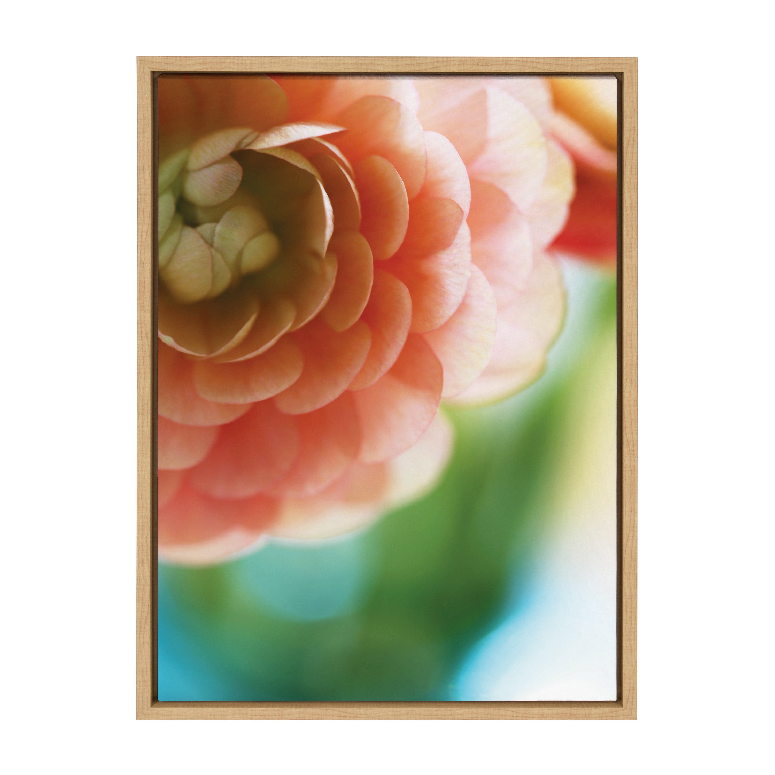 Sylvie Light Side Framed Canvas by Alicia Bock