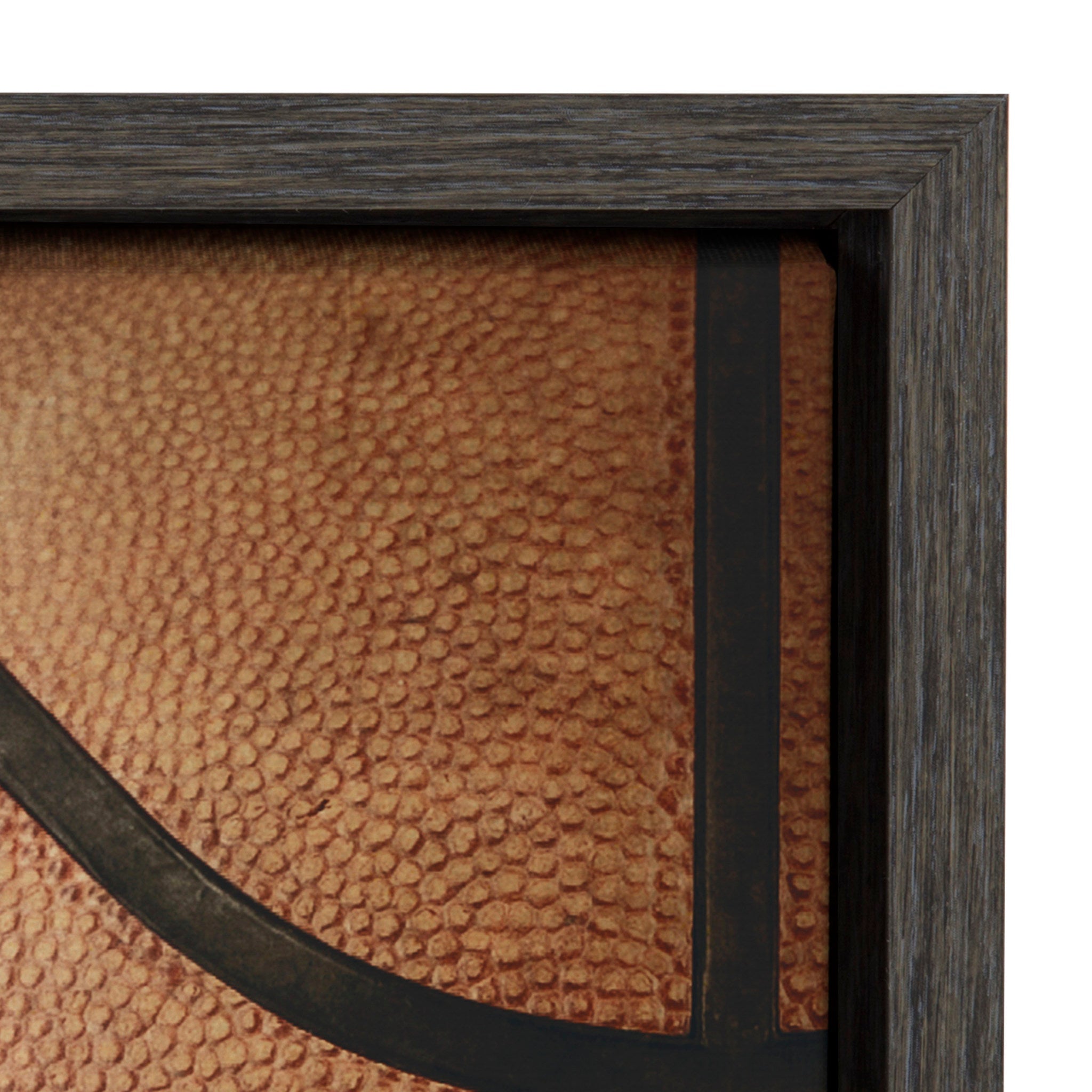 Sylvie Vintage Half Basketball Framed Canvas by kateandlaurel - product image 3 for Resin Society