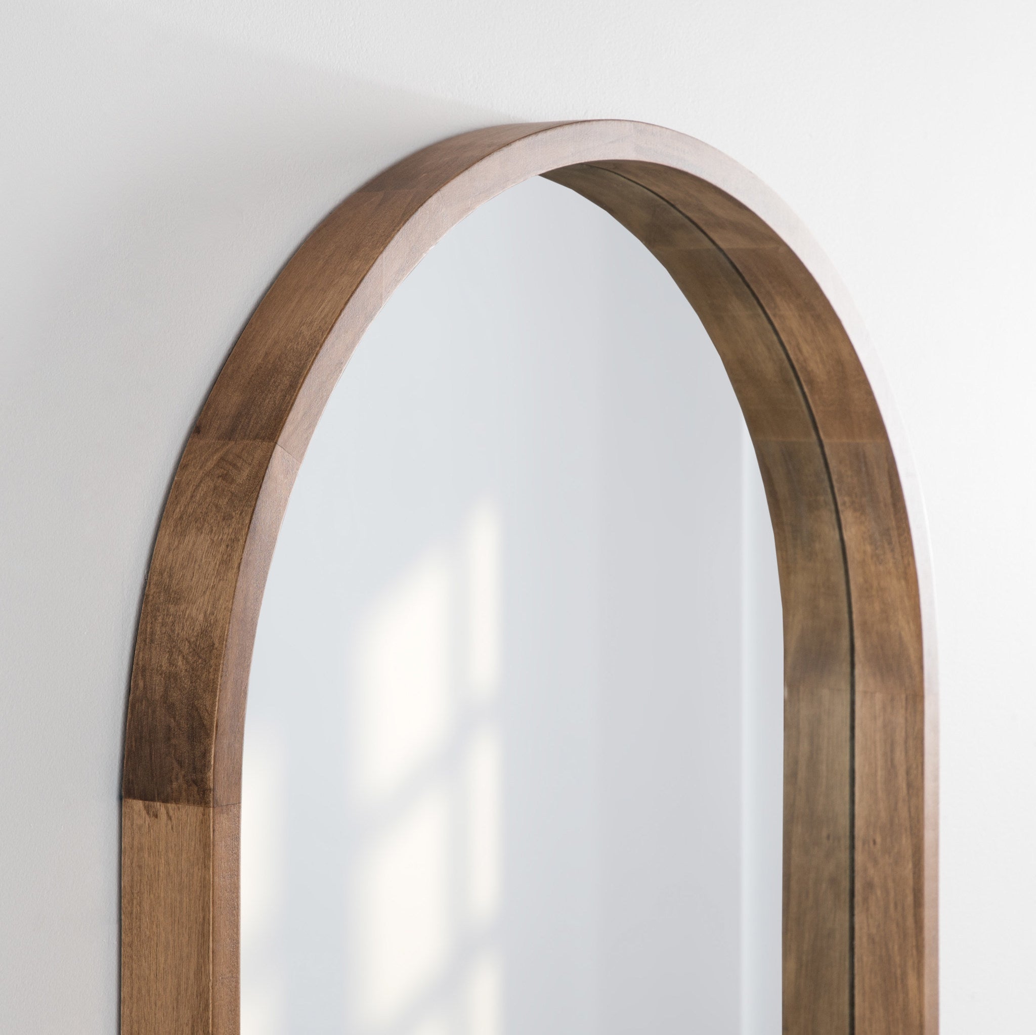 Hutton Wood Framed Capsule Mirror by kateandlaurel - product image 8 for Resin Society