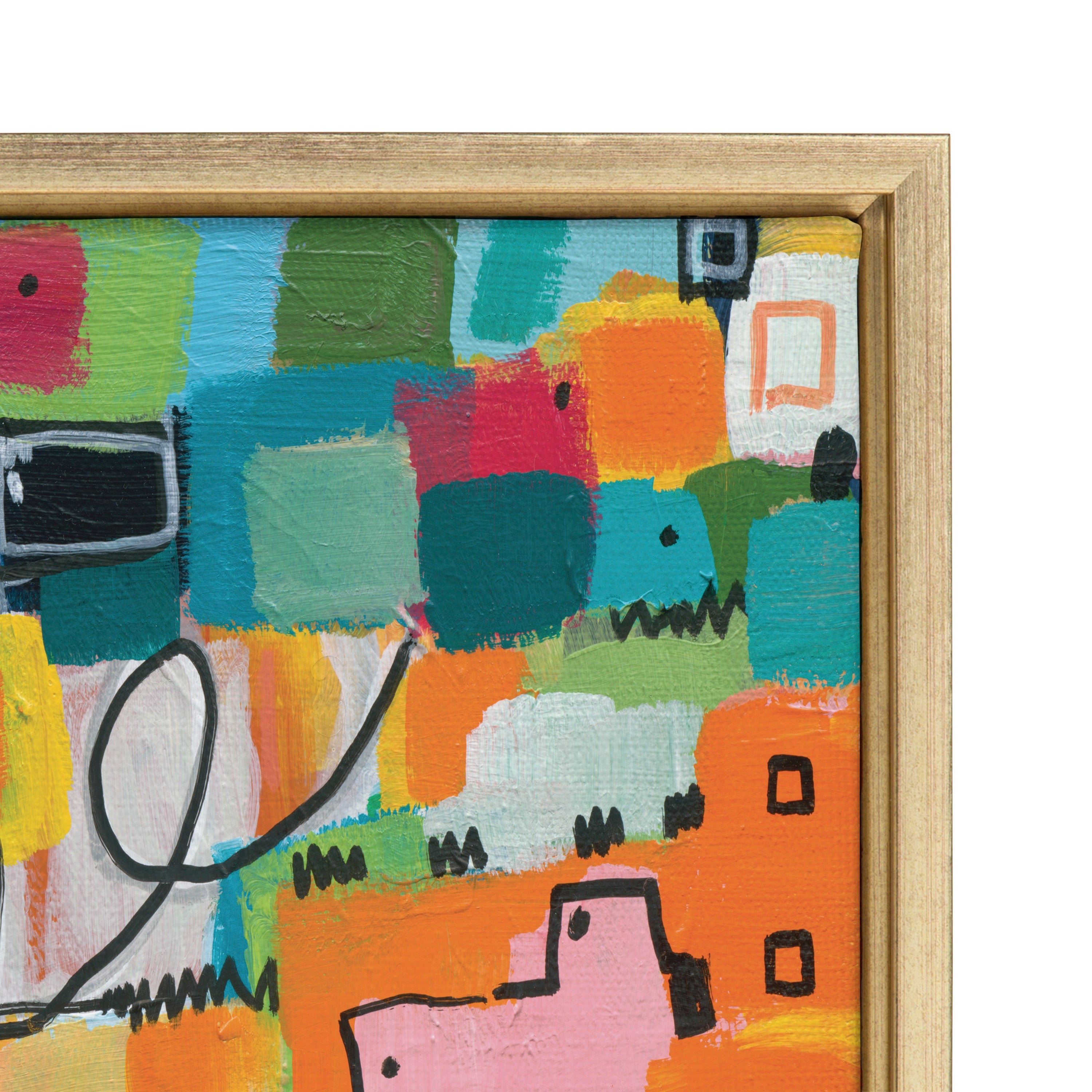 Sylvie Afternoon Delight Framed Canvas by Leah Nadeau by kateandlaurel - product image 18 for Resin Society