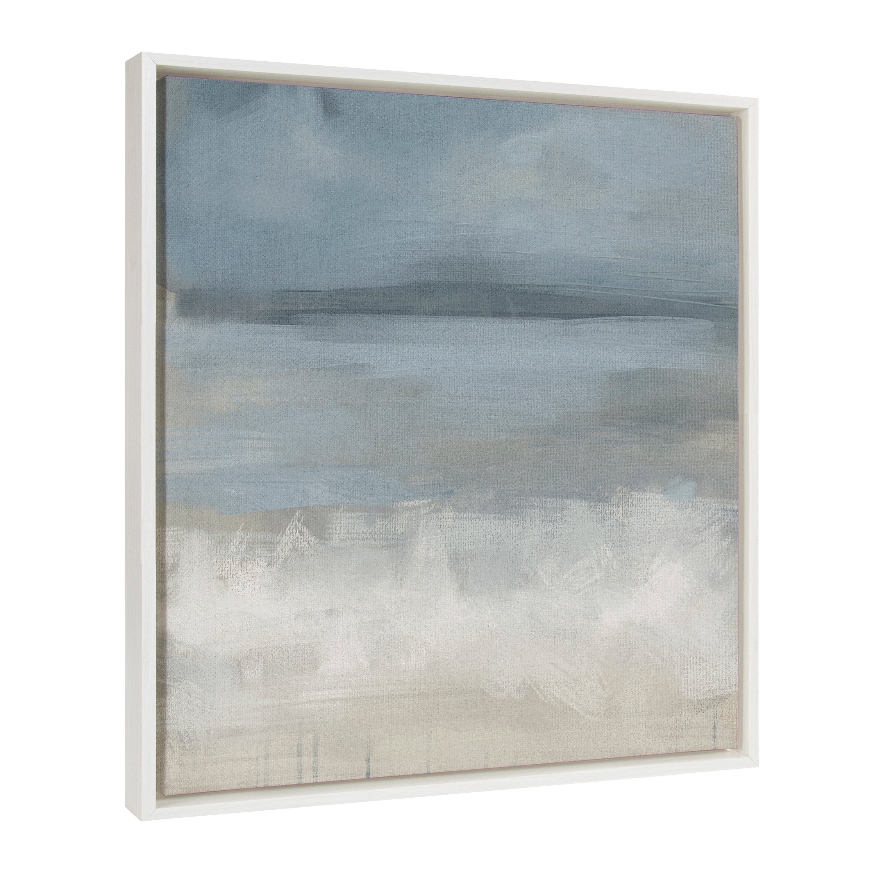 Sylvie The Blues Framed Canvas by Mary Sparrow
