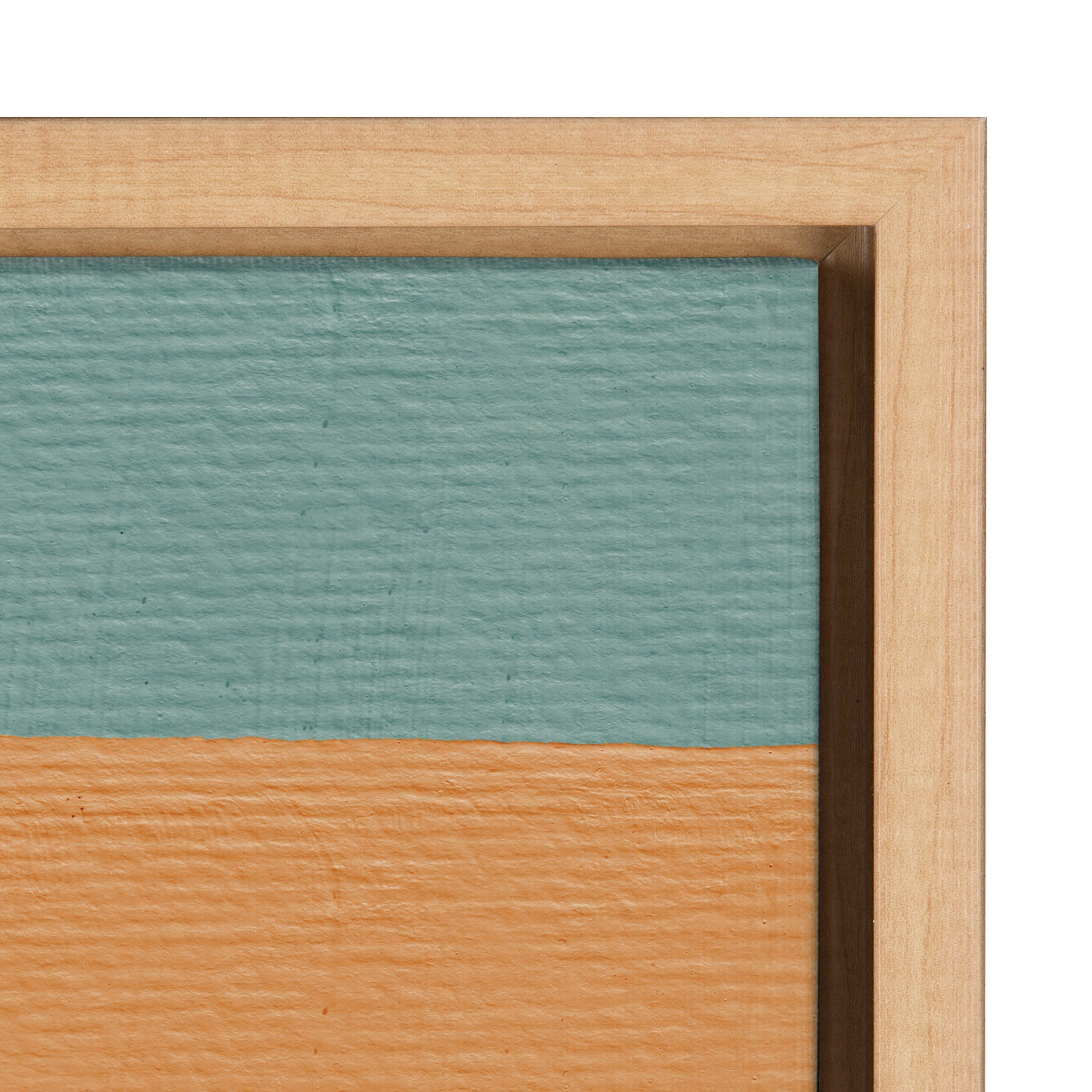 Sylvie Sunset Waves Framed Canvas by kateandlaurel - product image 4 for Resin Society