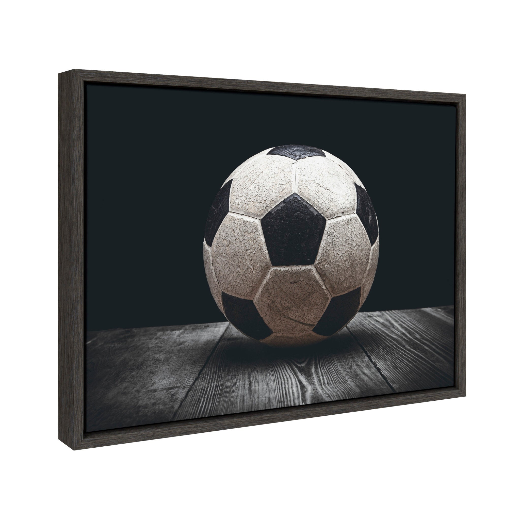 Sylvie Soccer Ball Framed Canvas by kateandlaurel - product image 2 for Resin Society
