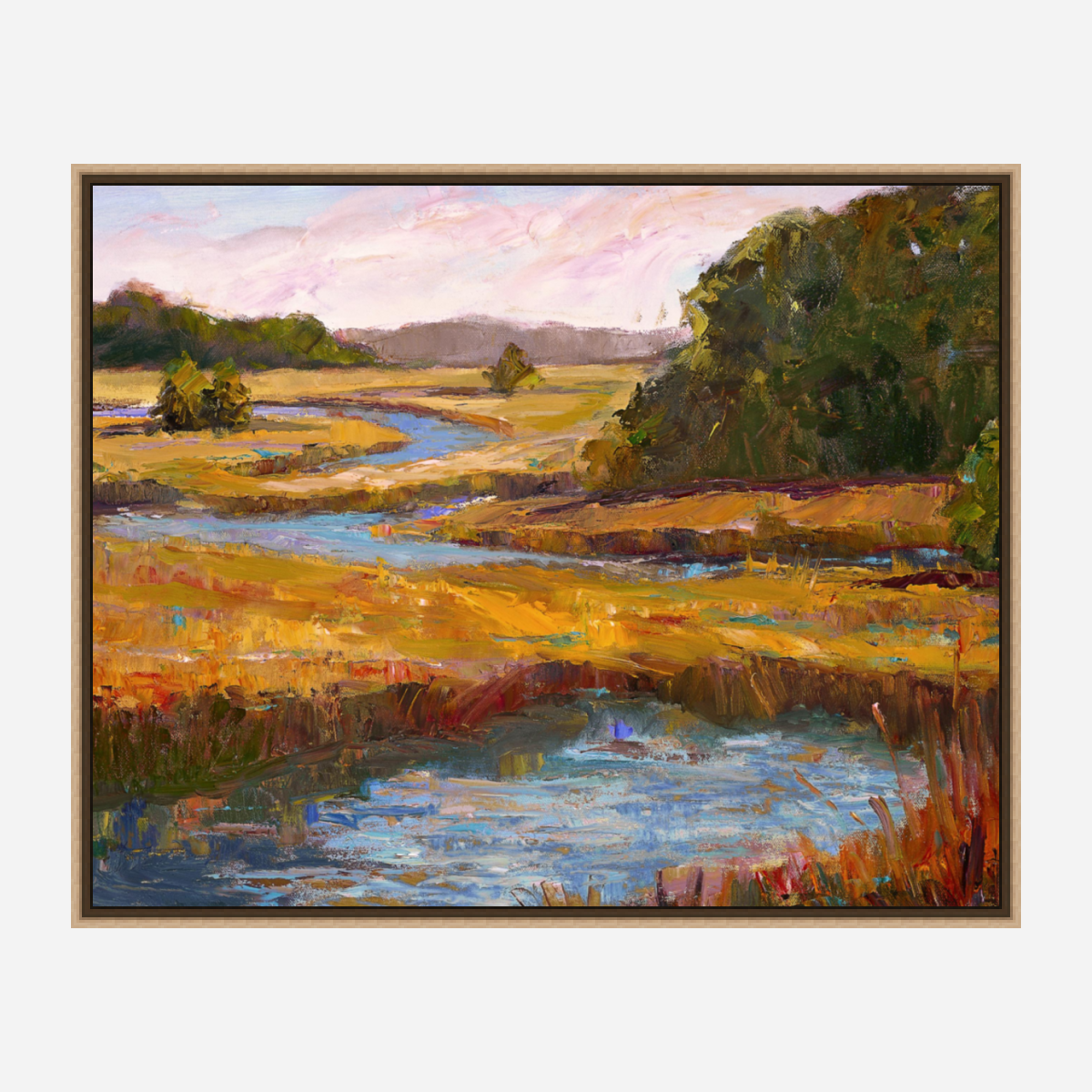 Kiawah Marsh Gold Artist Enhanced Canvas Print by John Beard Collection - product image 10 for Resin Society