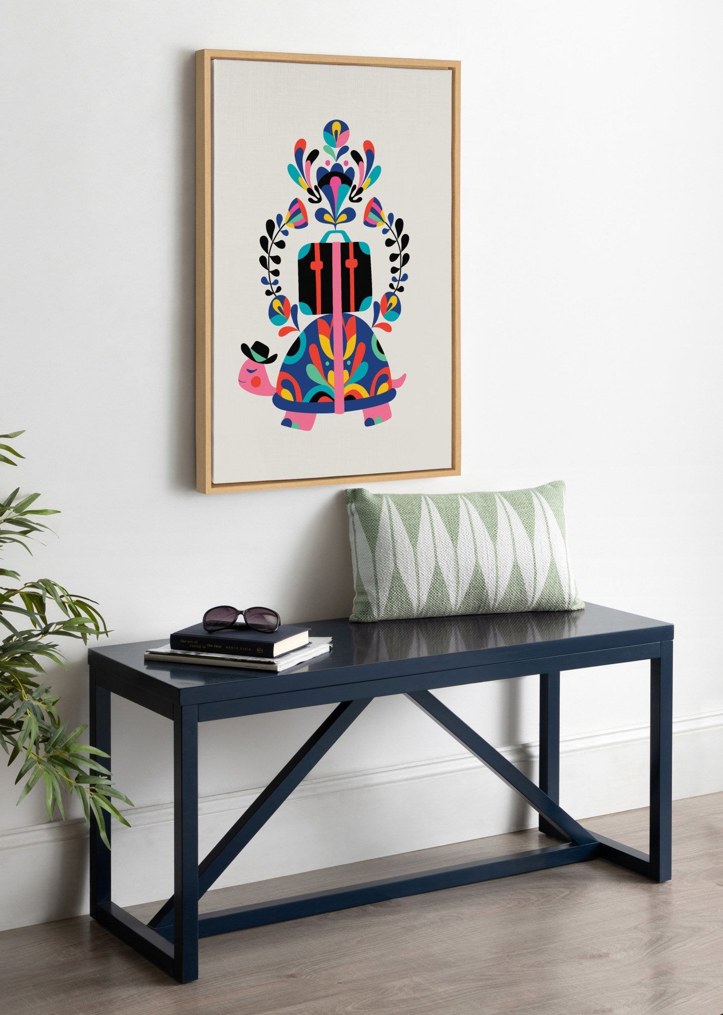 Sylvie Travel Animal Framed Canvas by kateandlaurel - product image 6 for Resin Society