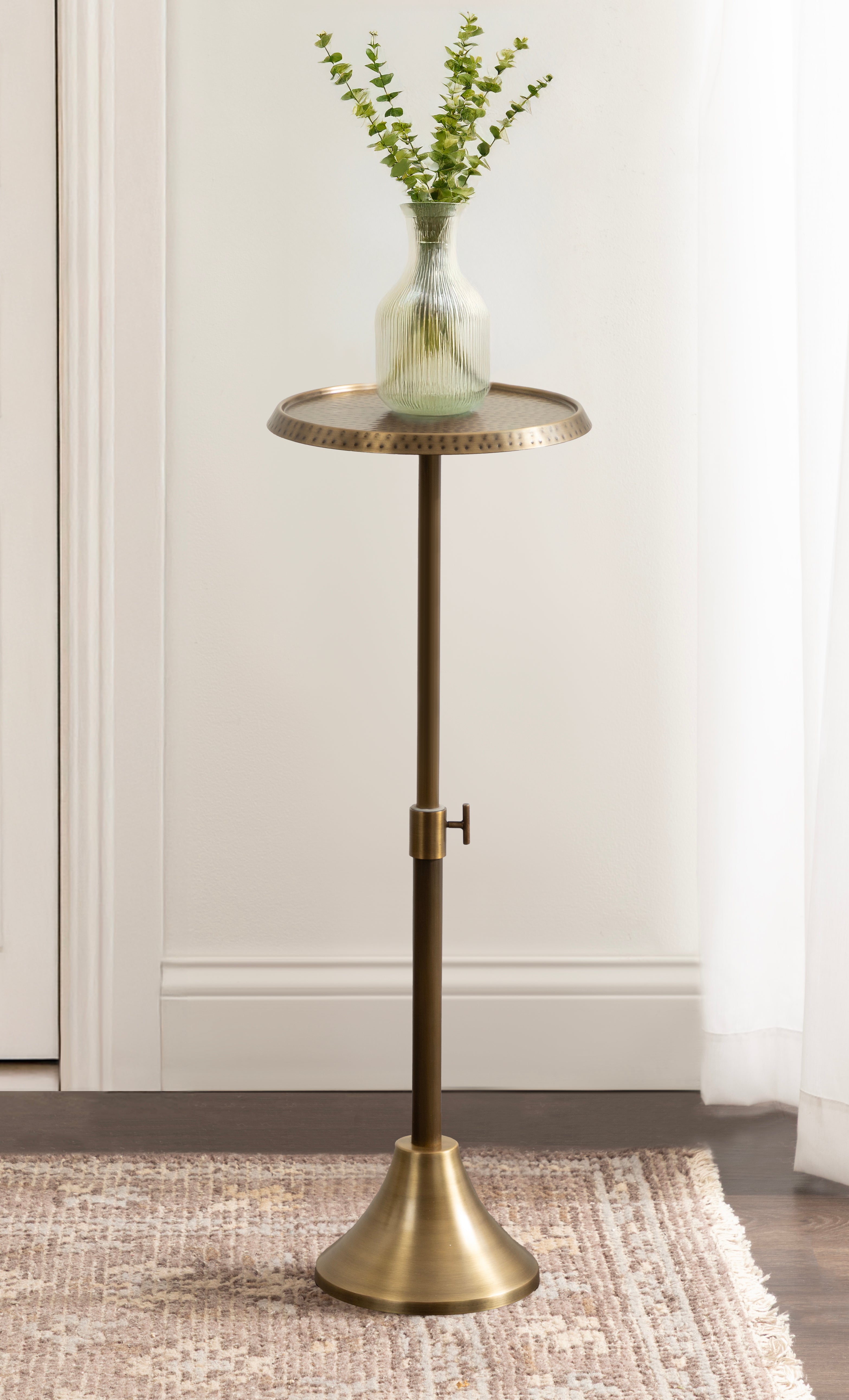 Sanzo Adjustable Metal Drink Table