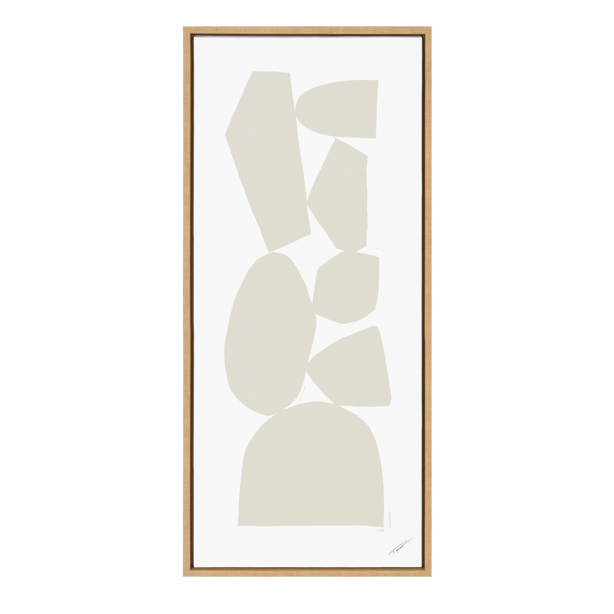 Sylvie Constructed IV Framed Canvas by kateandlaurel - product image 2 for Resin Society