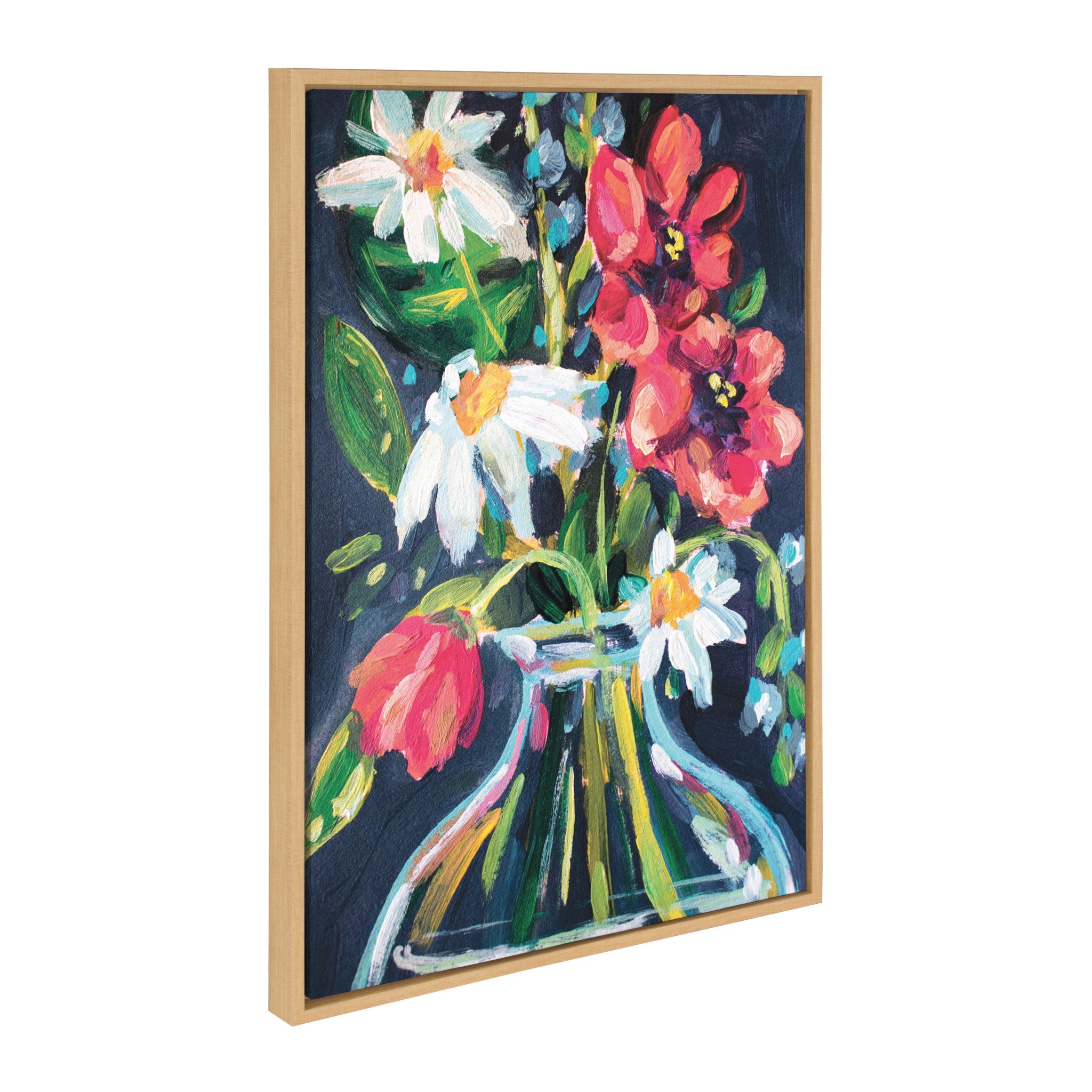 Sylvie Romantic Silhouettes Framed Canvas by Rachel Christopoulos by kateandlaurel - product image 2 for Resin Society