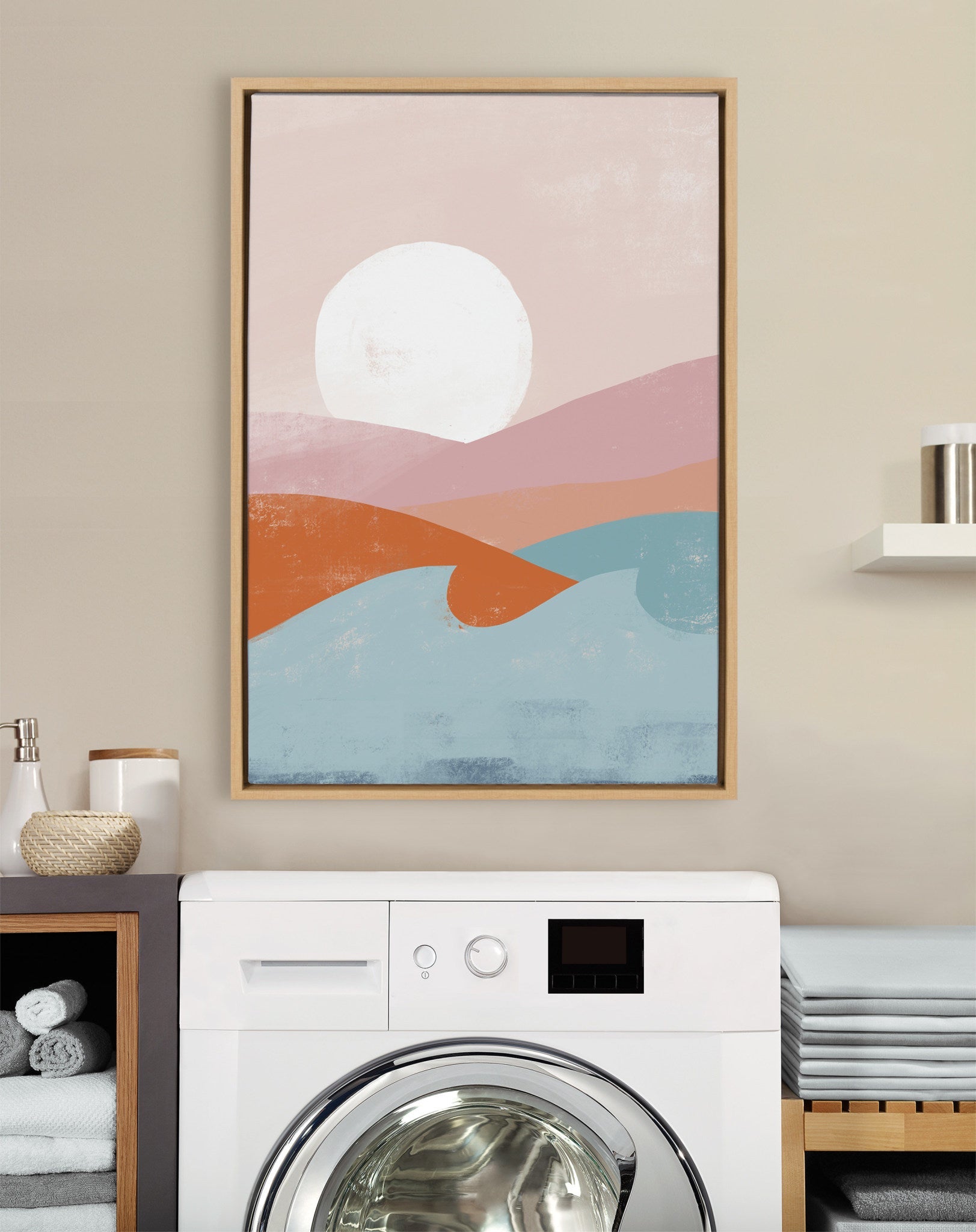 Sylvie Endless Summer Vertical Framed Canvas by kateandlaurel - product image 8 for Resin Society