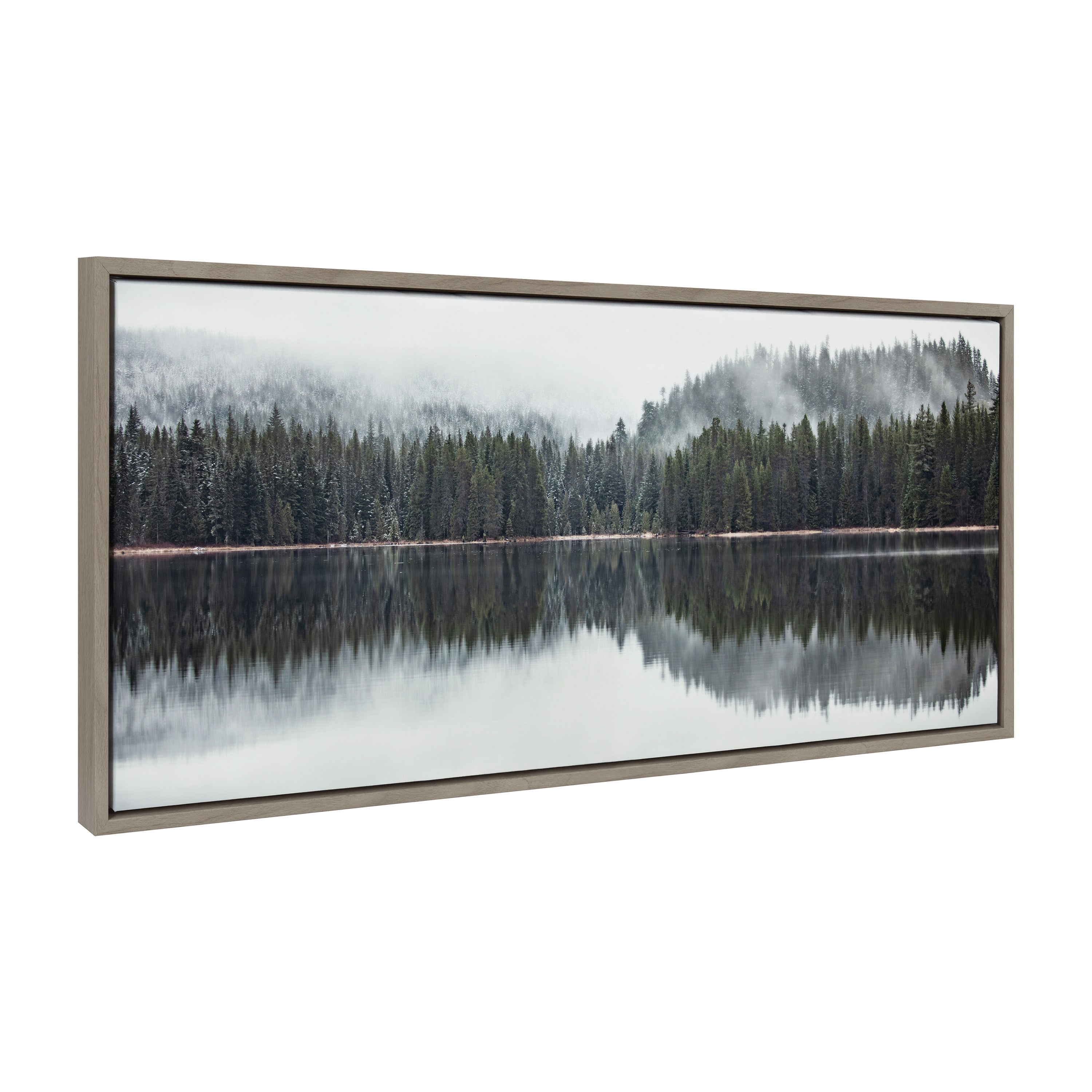 Sylvie Still Reflection Framed Canvas by kateandlaurel - product image 2 for Resin Society