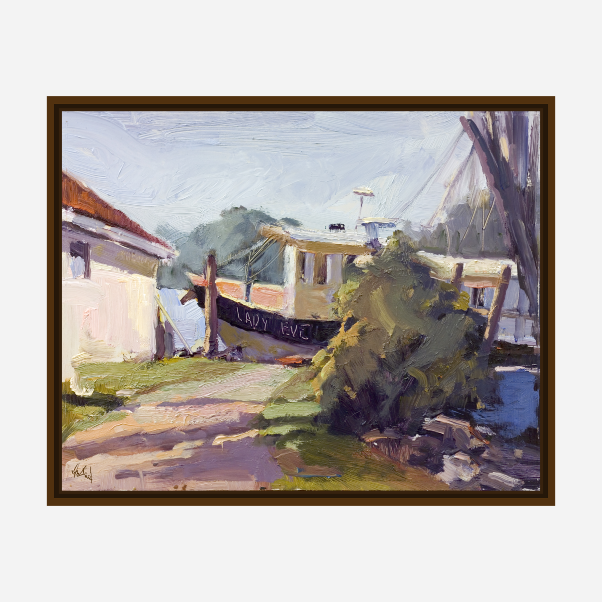 Lady Eve Artist Enhanced Canvas Print by John Beard Collection - product image 7 for Resin Society