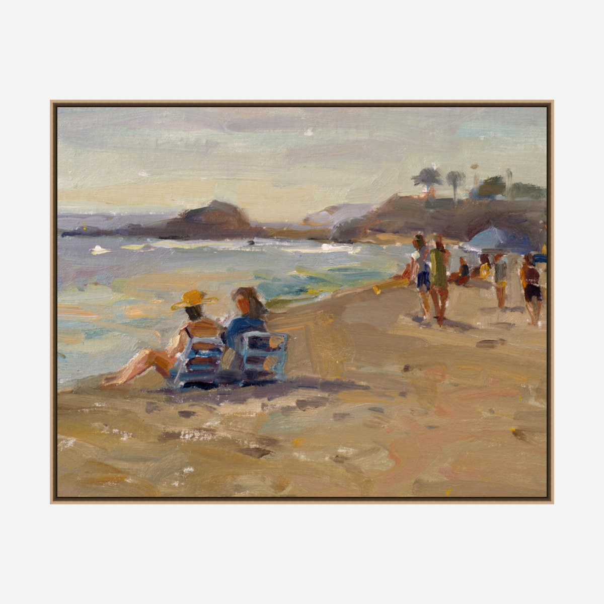 Laguna Beach Artist Enhanced Canvas Print by John Beard Collection - product image 7 for Resin Society