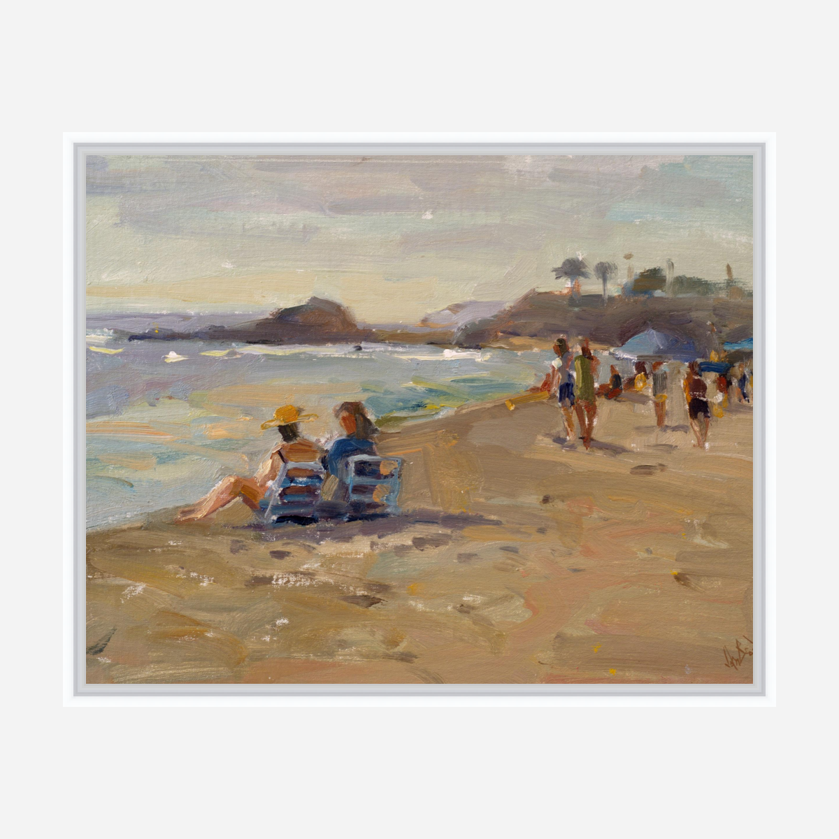 Laguna Beach Artist Enhanced Canvas Print by John Beard Collection - product image 5 for Resin Society