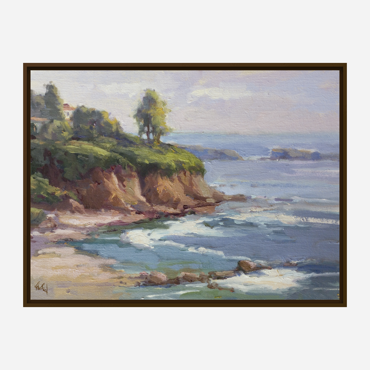 Laguna Cliffs Artist Enhanced Canvas Print by John Beard Collection - product image 7 for Resin Society