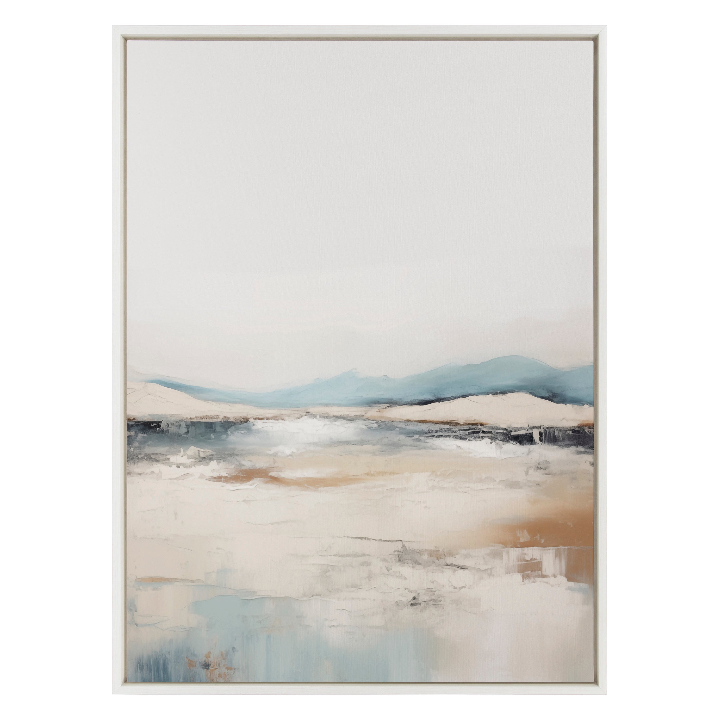 Sylvie Tranquil Landscape IV Framed Canvas by Amy Lighthall