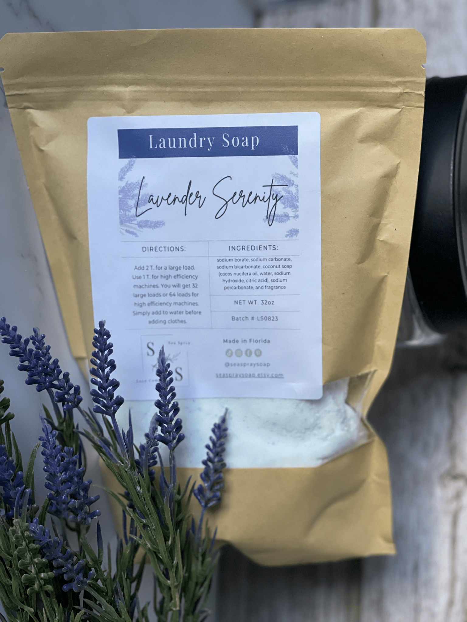 Natural Laundry Soap by Sea Spray Soap - main product image for Resin Society