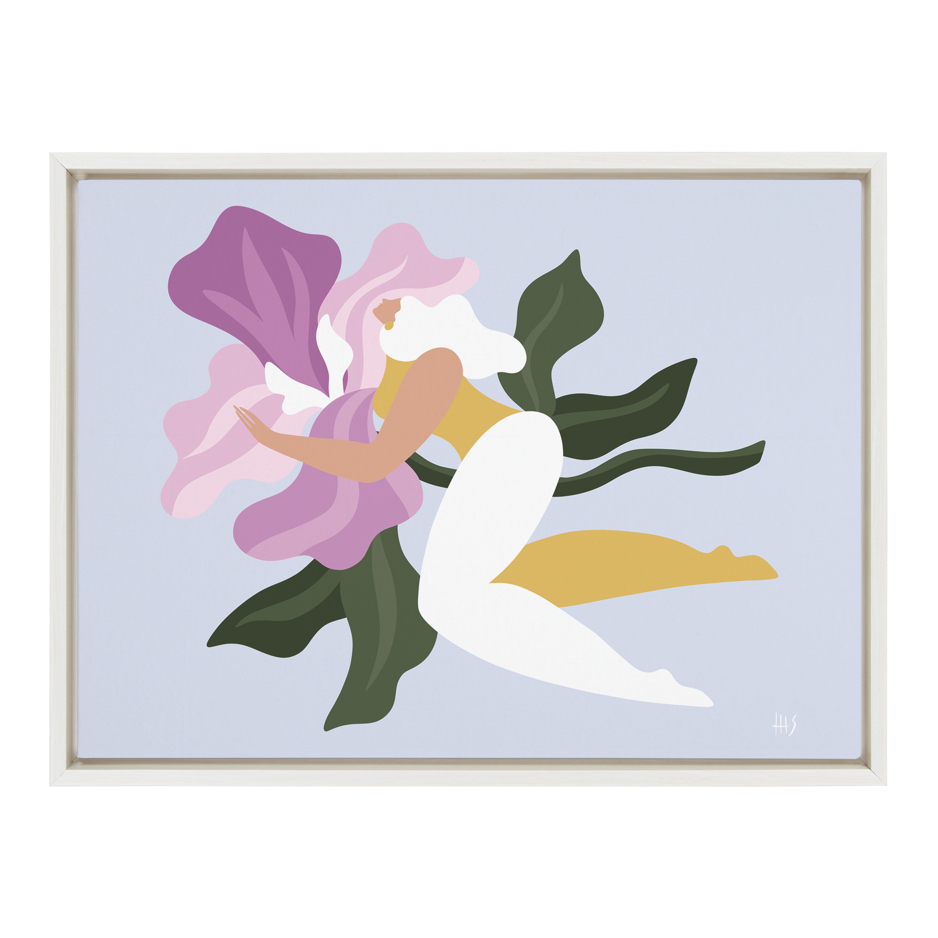 Sylvie How to Soar Framed Canvas by kateandlaurel - product image 2 for Resin Society