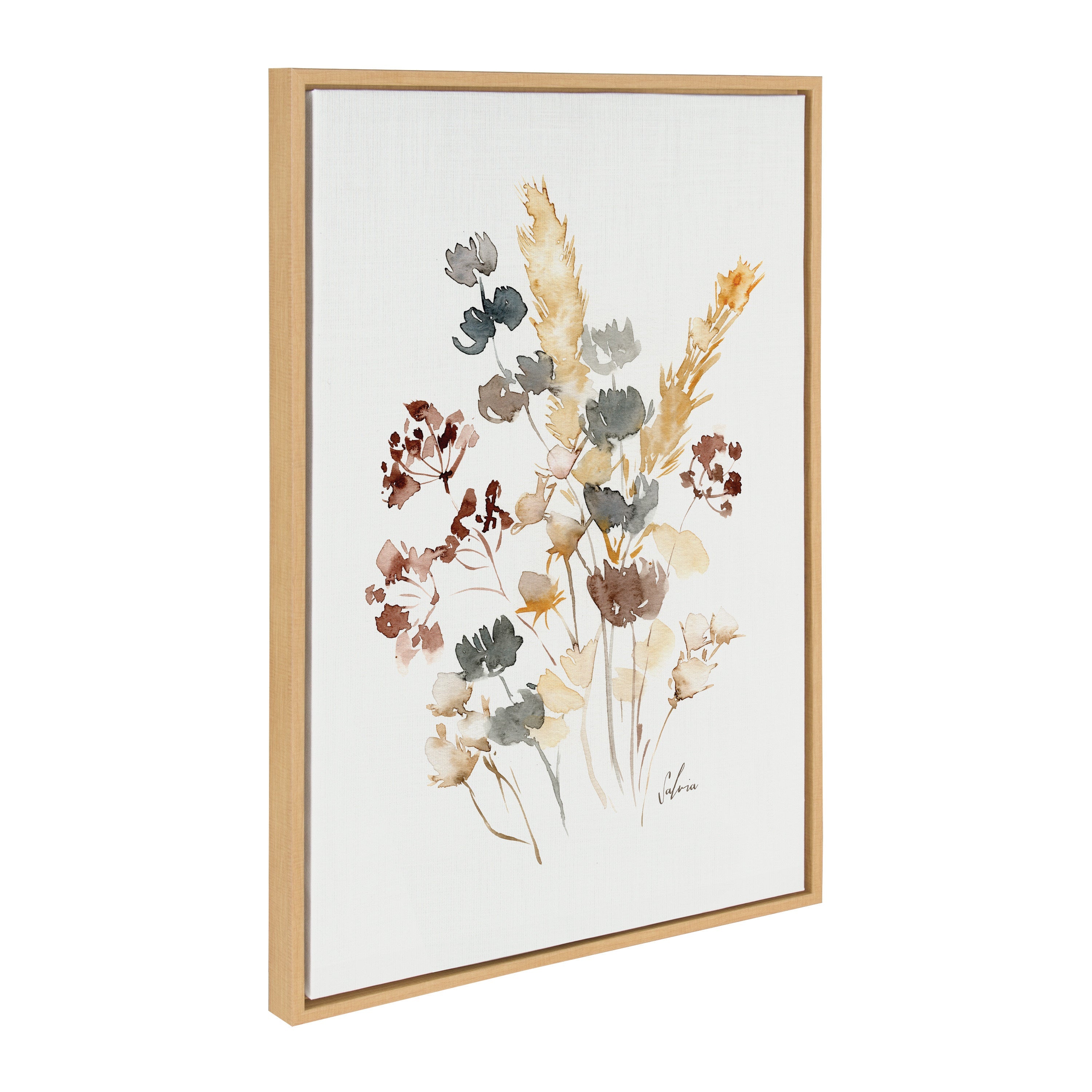 Sylvie Wild Salvia Framed Canvas by kateandlaurel - product image 13 for Resin Society