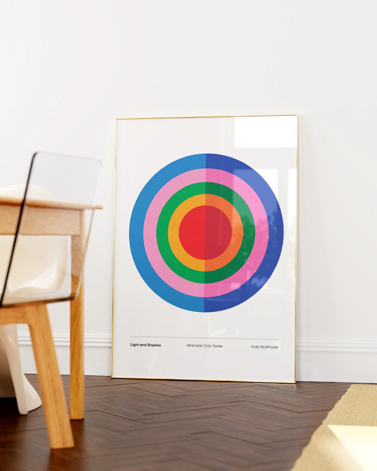 LIGHT AND SHADOW Framed Art Print by Holly McWhorter by Holly McWhorter Art: Paintings and Art Prints - main product image for Resin Society