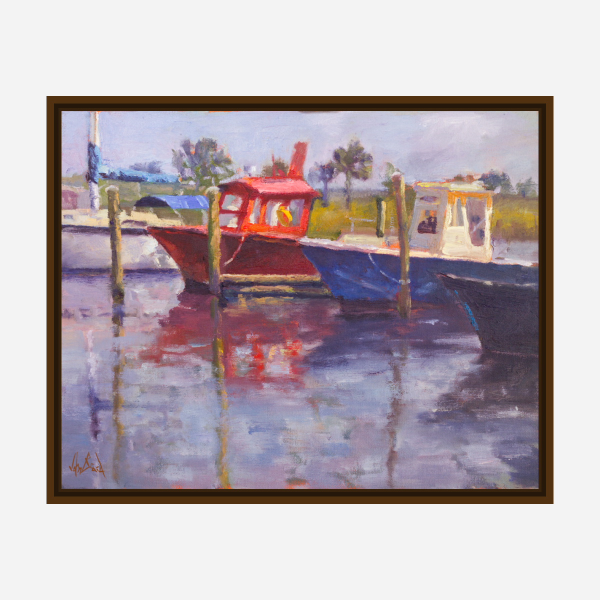 Lil' Red Artist Enhanced Canvas Print by John Beard Collection - product image 7 for Resin Society