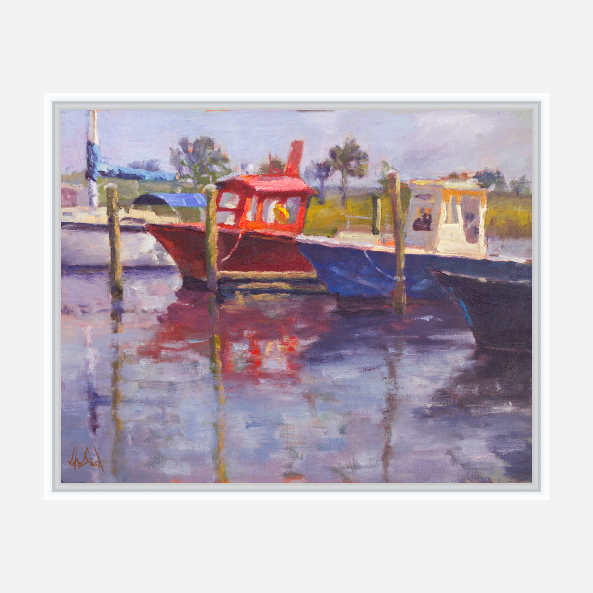Lil' Red Artist Enhanced Canvas Print by John Beard Collection - product image 6 for Resin Society