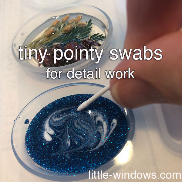 Tiny Pointy Swabs - Box of 1,000! detail image - Resin Society