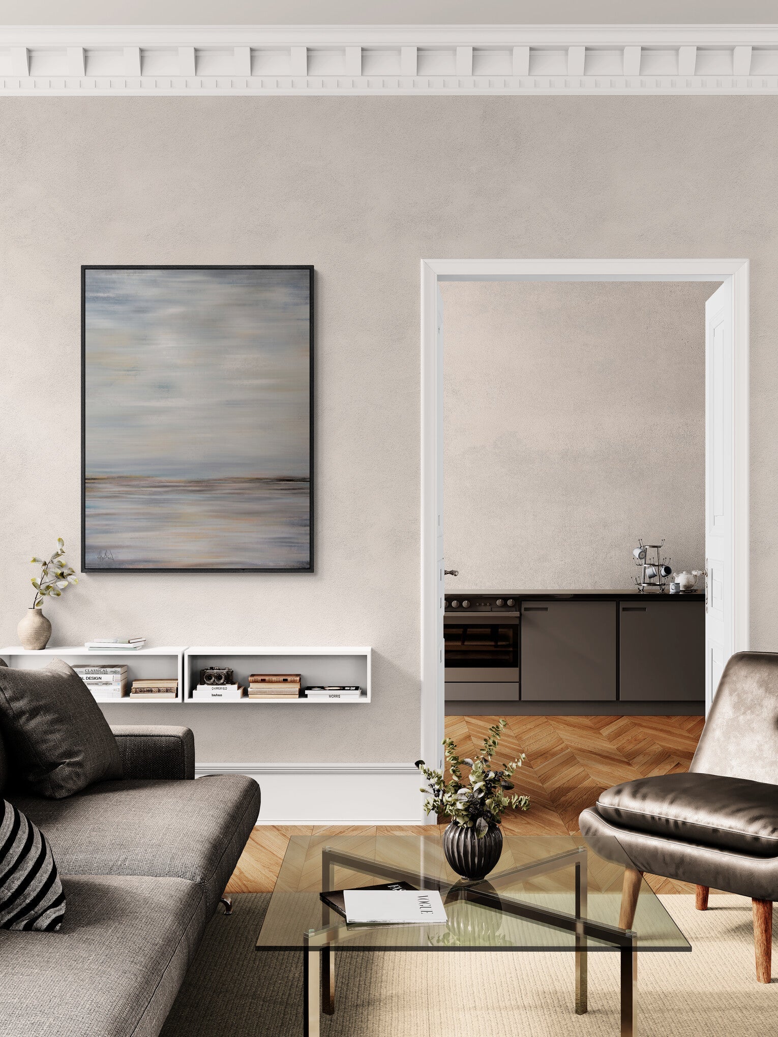 Warm Sands Artist Enhanced Canvas Print by John Beard Collection - product image 3 for Resin Society