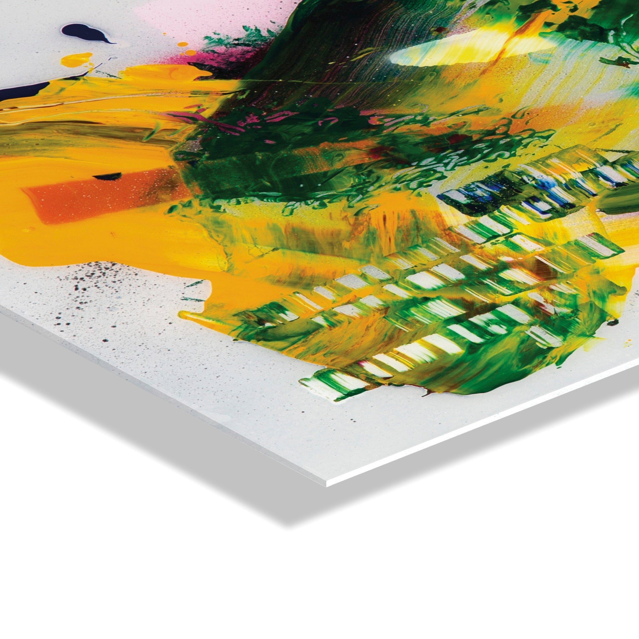 Garden of a Split Second Painting Floating Acrylic Art by kateandlaurel - product image 3 for Resin Society