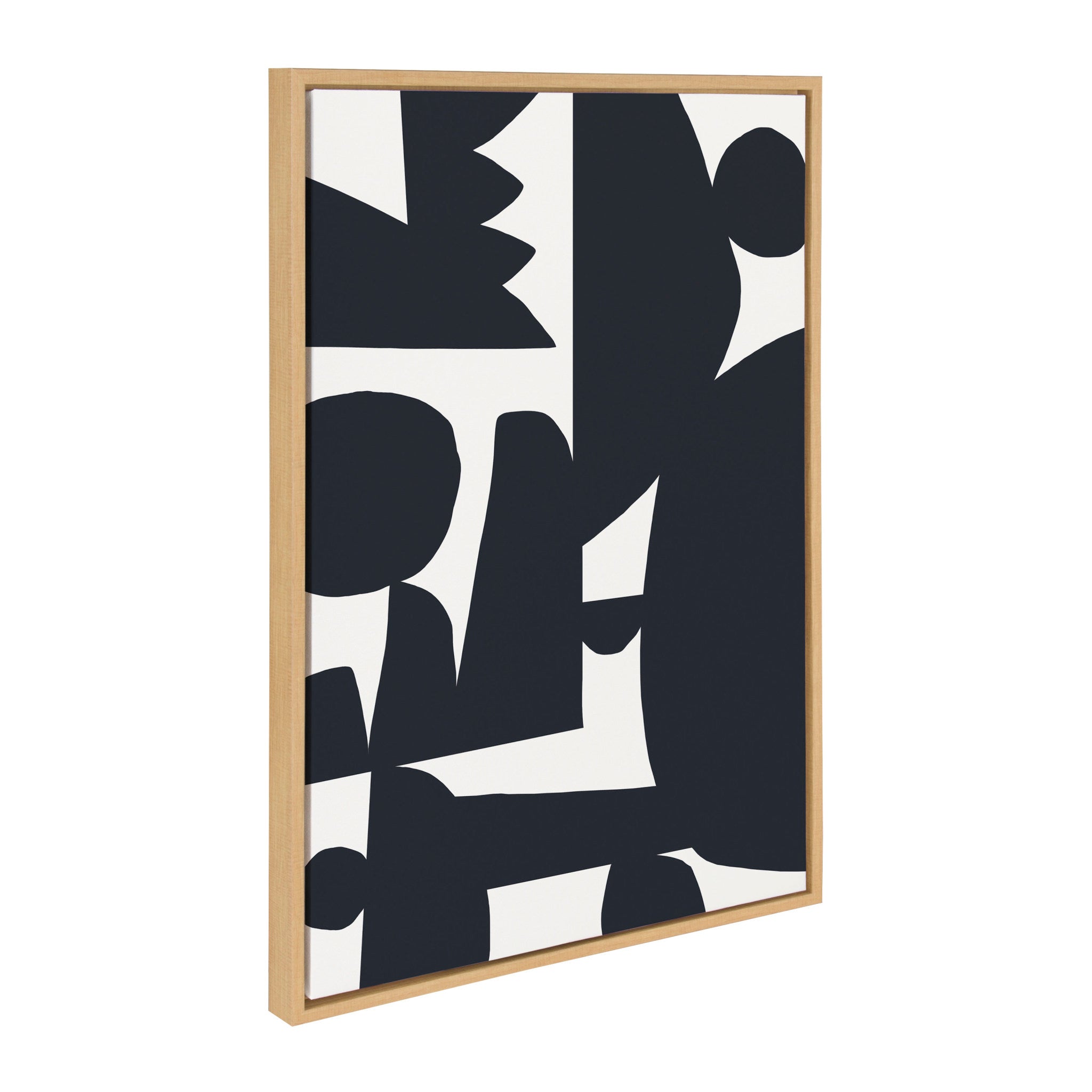 Sylvie Quiet Jungle 1 Framed Canvas by kateandlaurel - product image 2 for Resin Society
