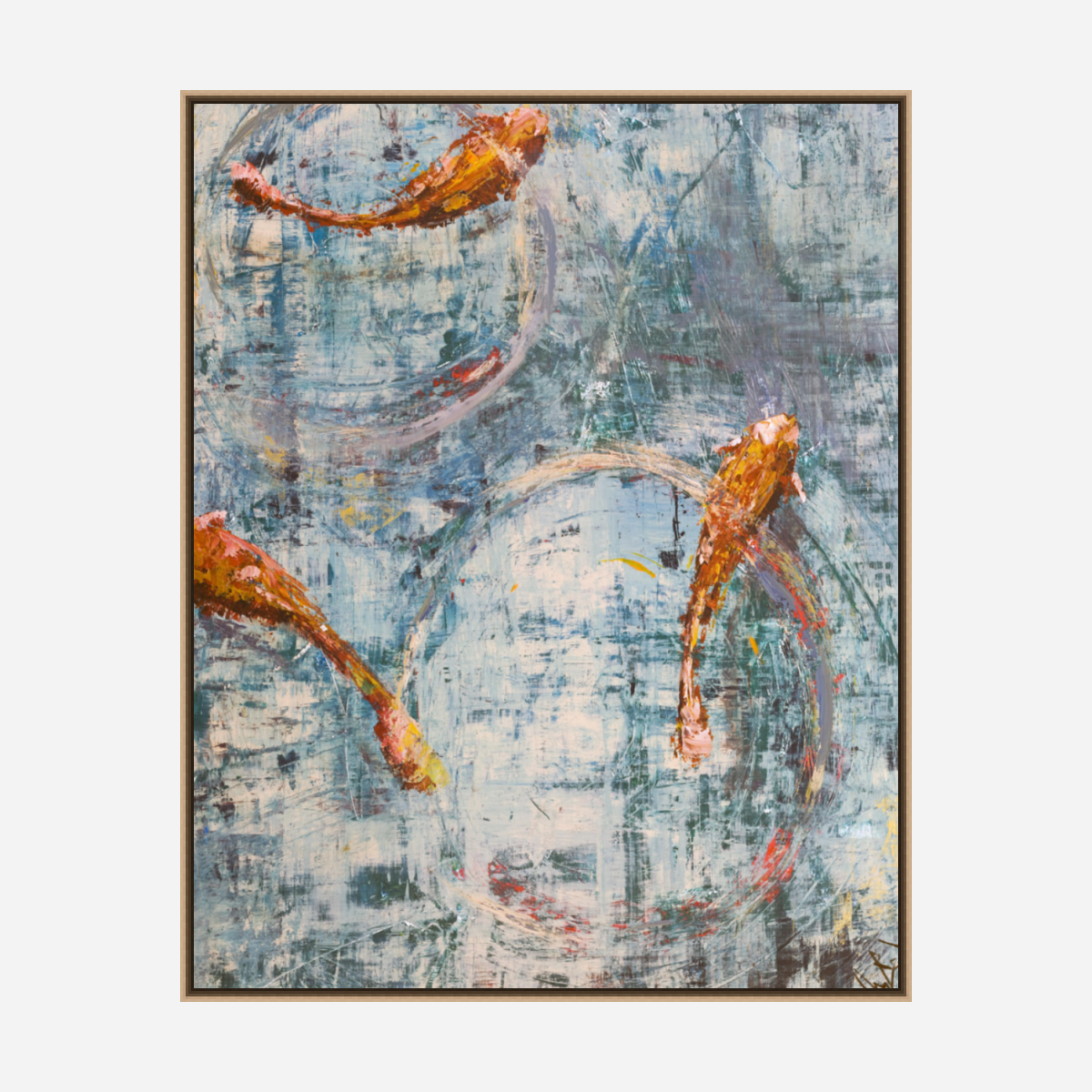 Lucky Gold II Artist Enhanced Canvas Print by John Beard Collection - product image 8 for Resin Society