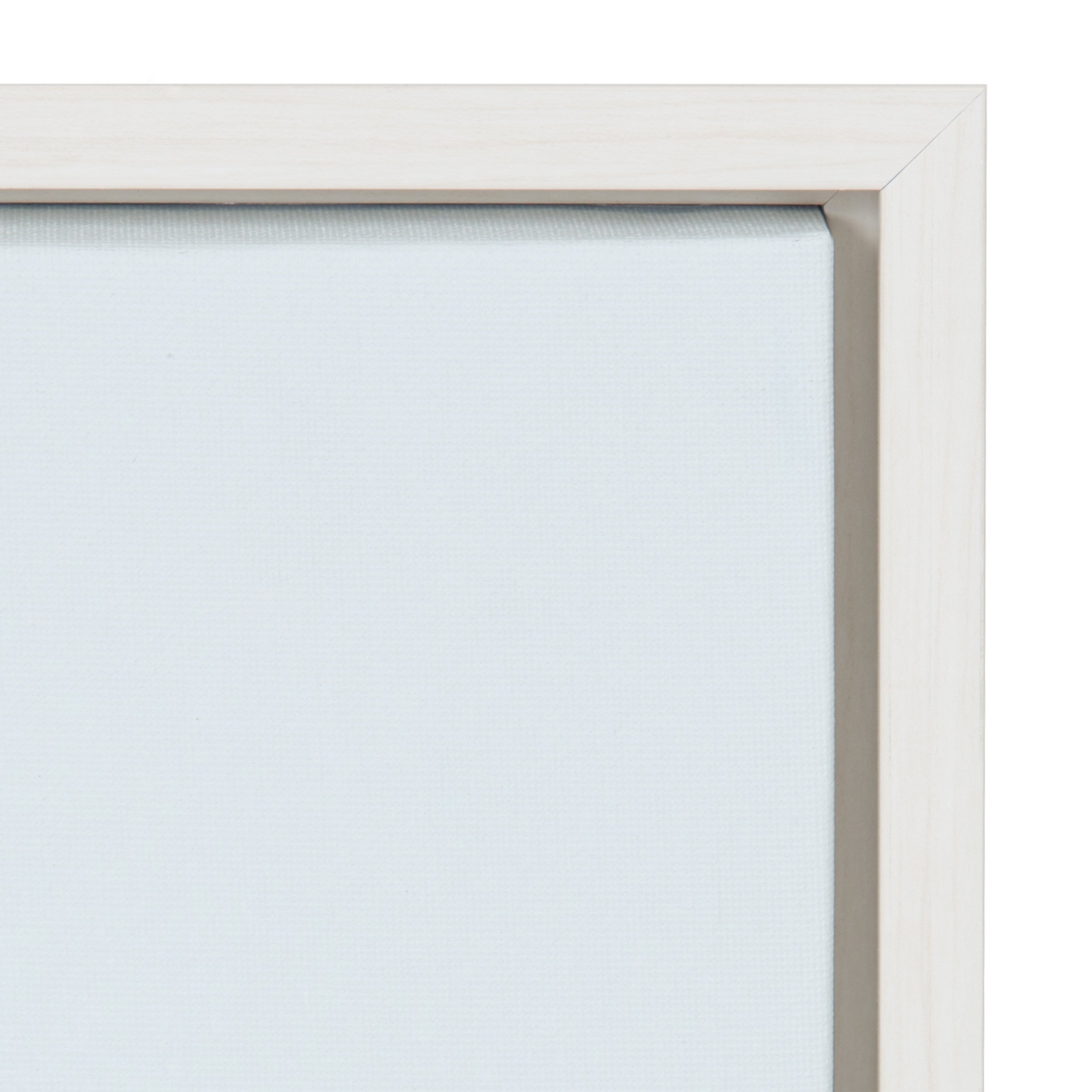 Sylvie Pale Green Coconut Palm Trees Framed Canvas by The Creative by kateandlaurel - product image 3 for Resin Society