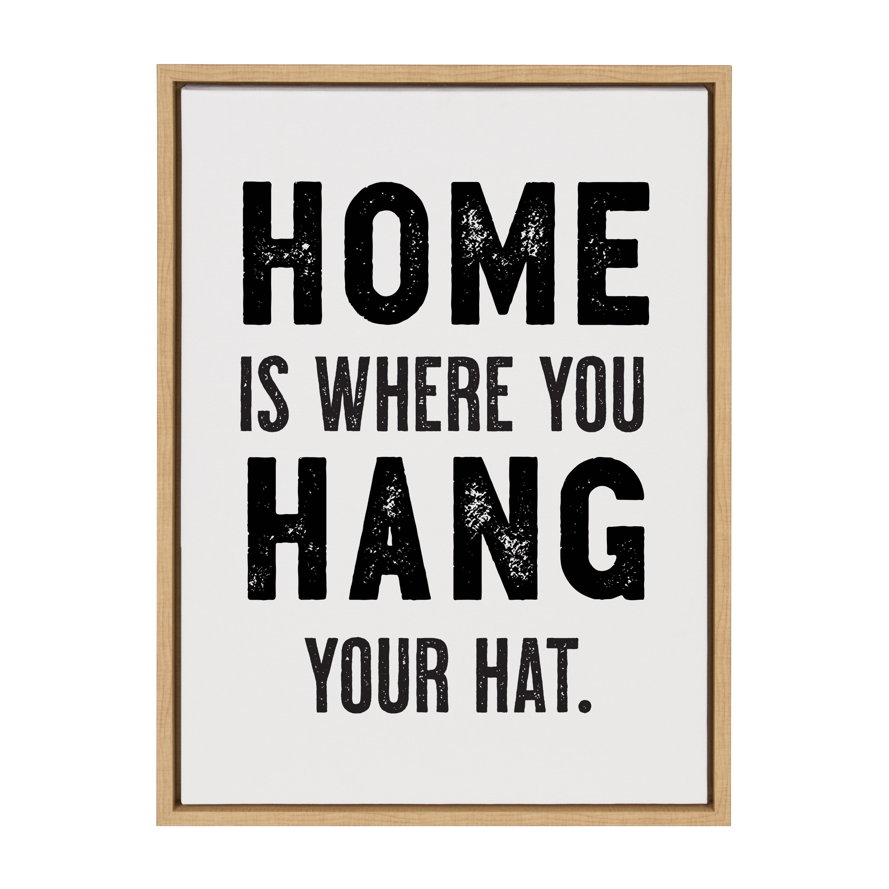 Sylvie Home Hat Framed Canvas by The Whiskey Ginger