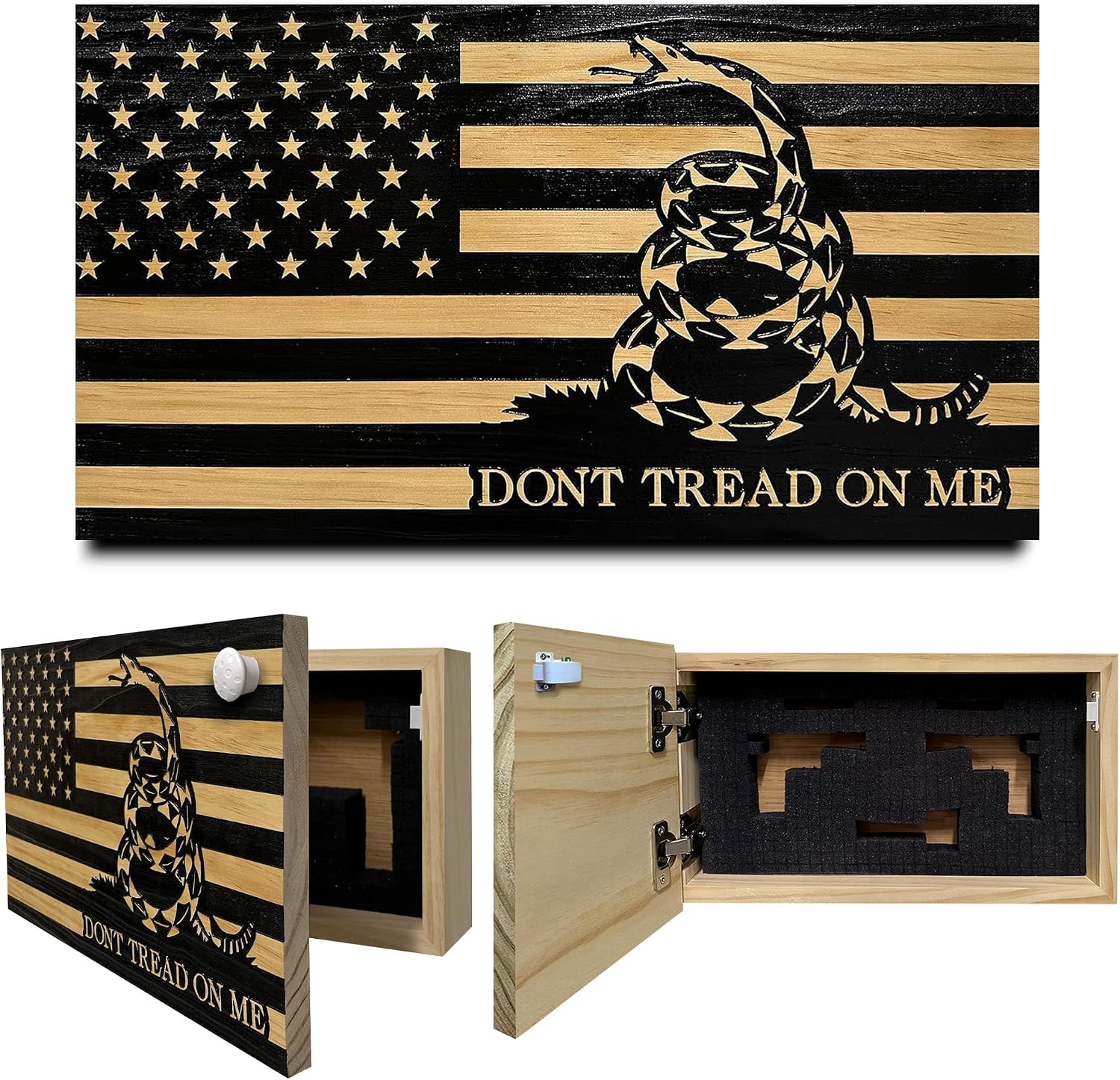 Dont Tread on Me Concealment Shelf by Bellewood Designs - main product image for Resin Society