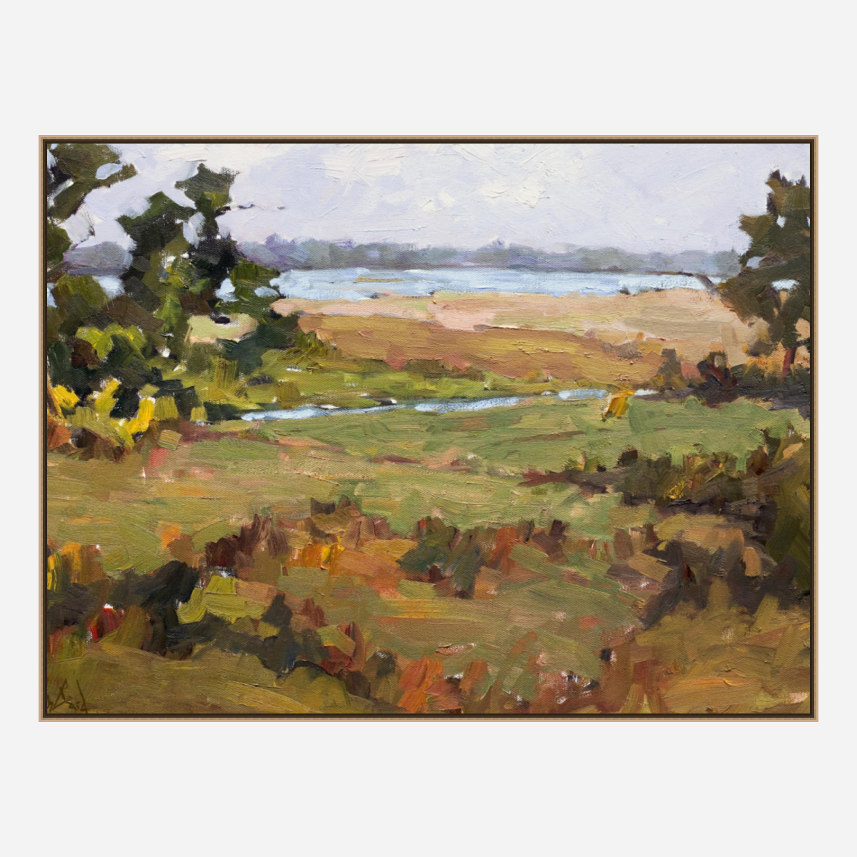 Marsh Light Artist Enhanced Canvas Print by John Beard Collection - product image 8 for Resin Society