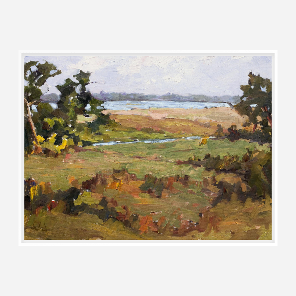 Marsh Light Artist Enhanced Canvas Print by John Beard Collection - product image 6 for Resin Society