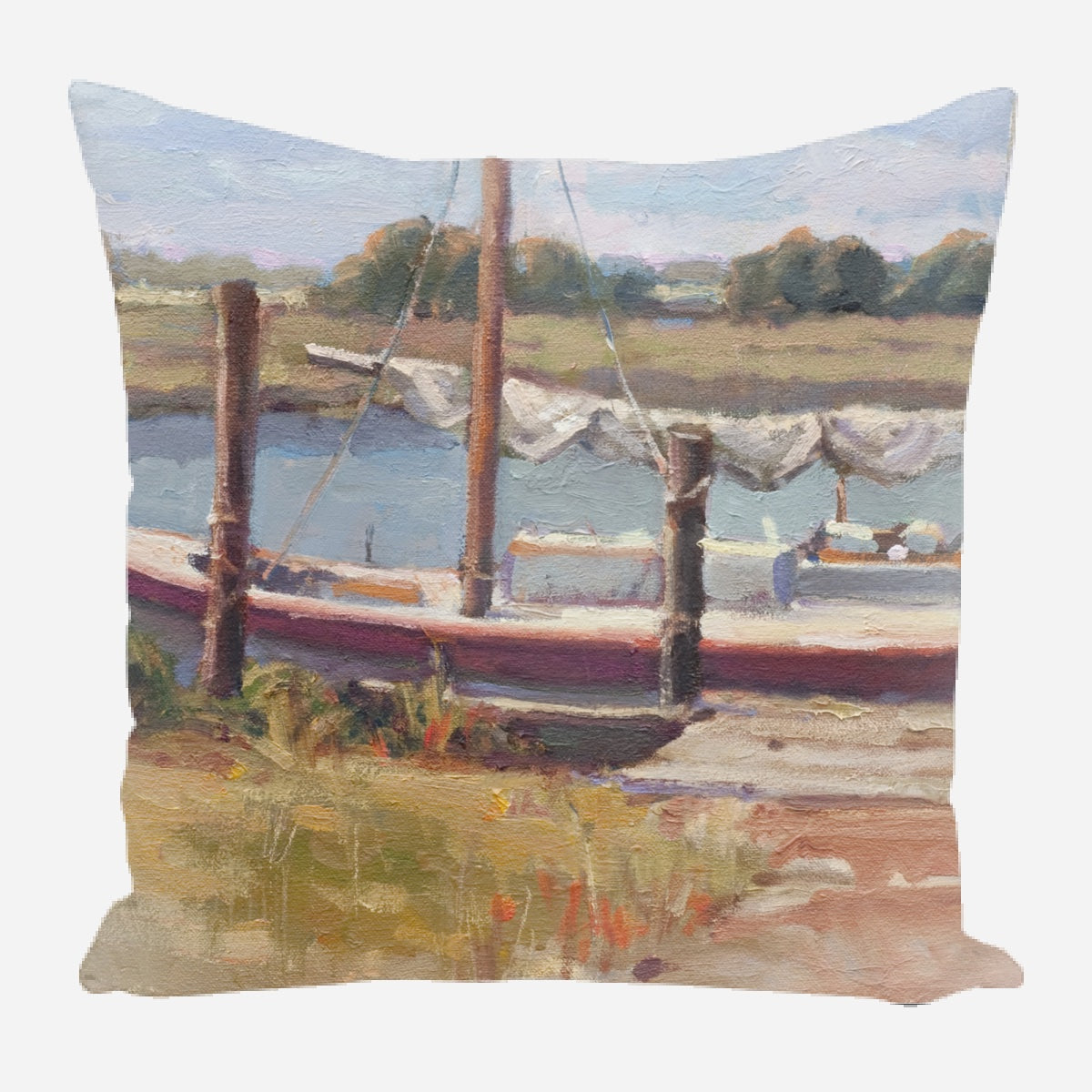 Marsh Mooring Pillow by John Beard Collection - main product image for Resin Society