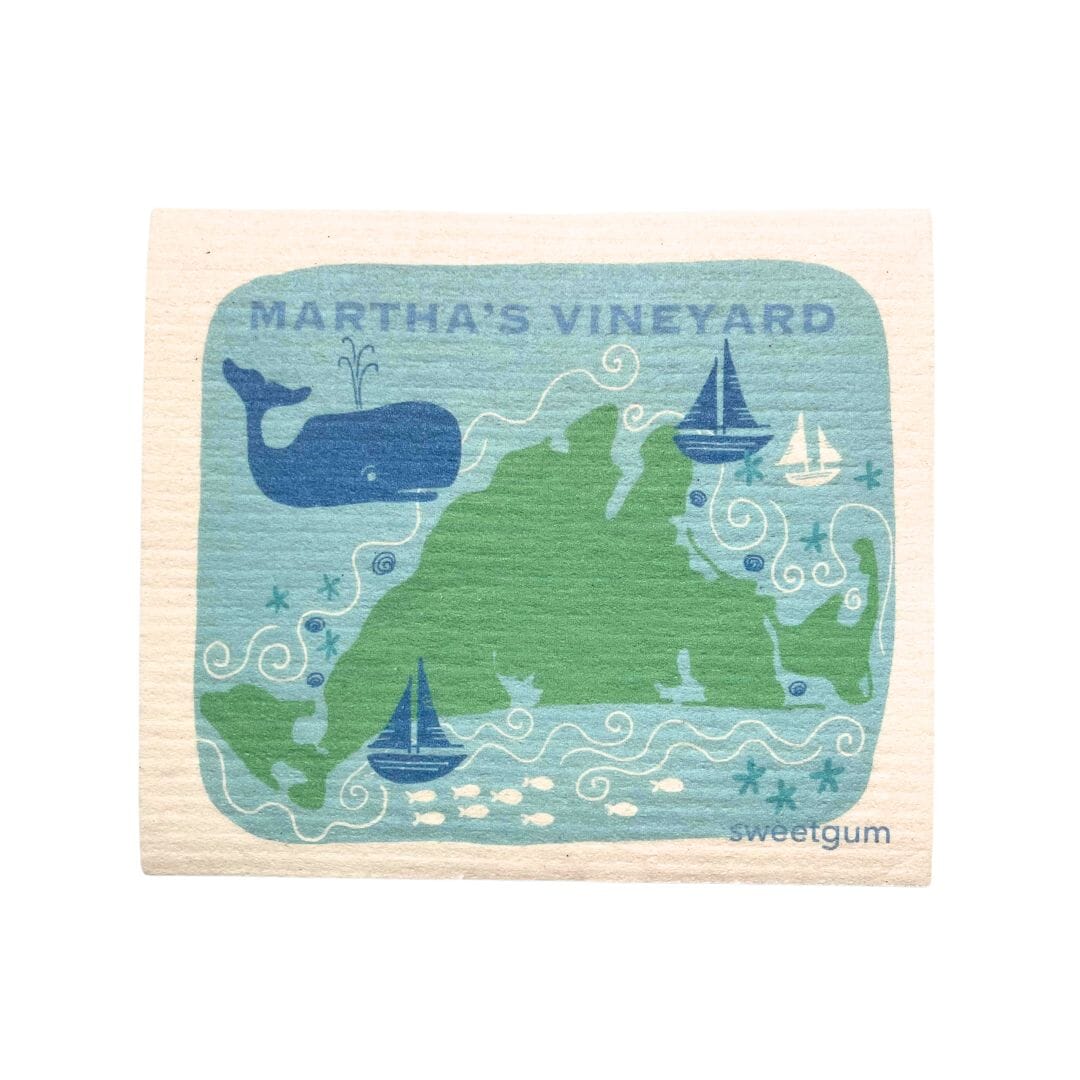 Martha's Vineyard Swedish Dishcloth by sweetgum home, LLC - main product image for Resin Society