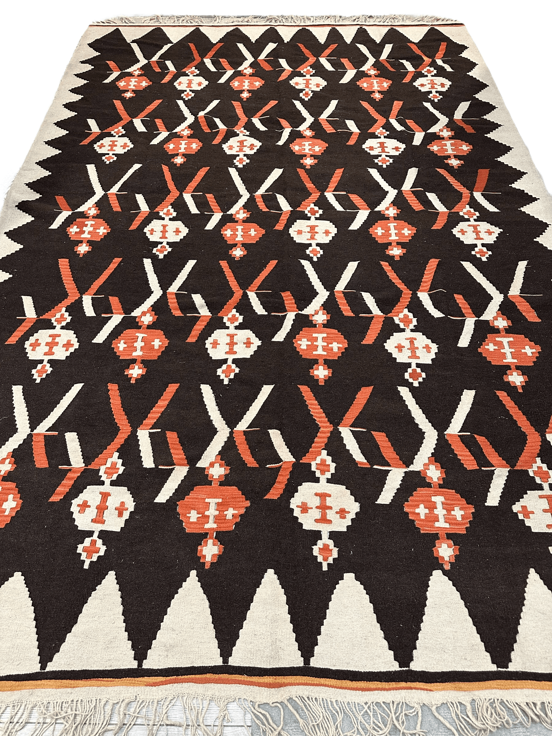 Masterpiece Large Vintage minimalistic Karabakh Kilim 7’5” x 11’ by Rugistan - product image 3 for Resin Society