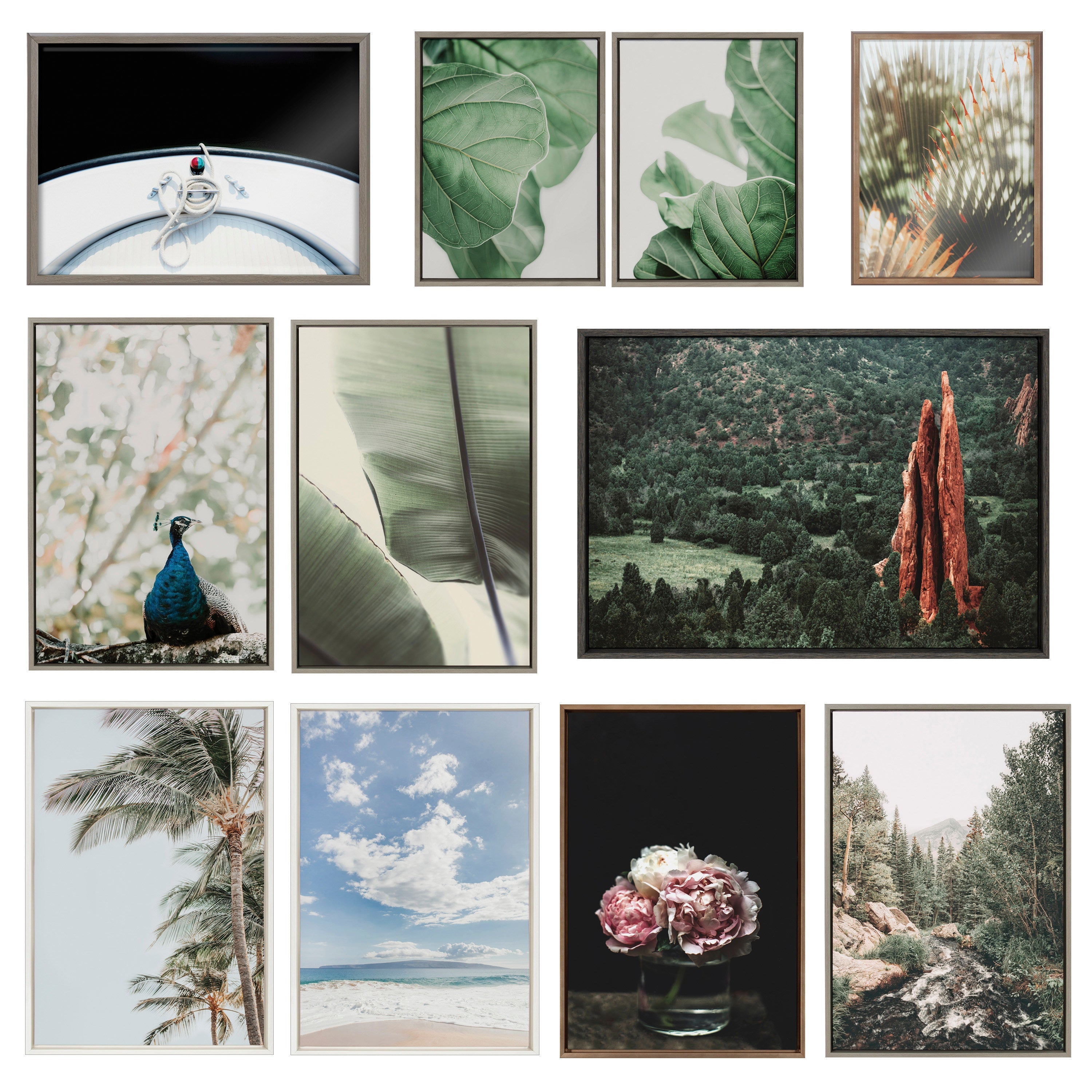 Sylvie AA Wanderings Framed Canvas by Alicia Abla