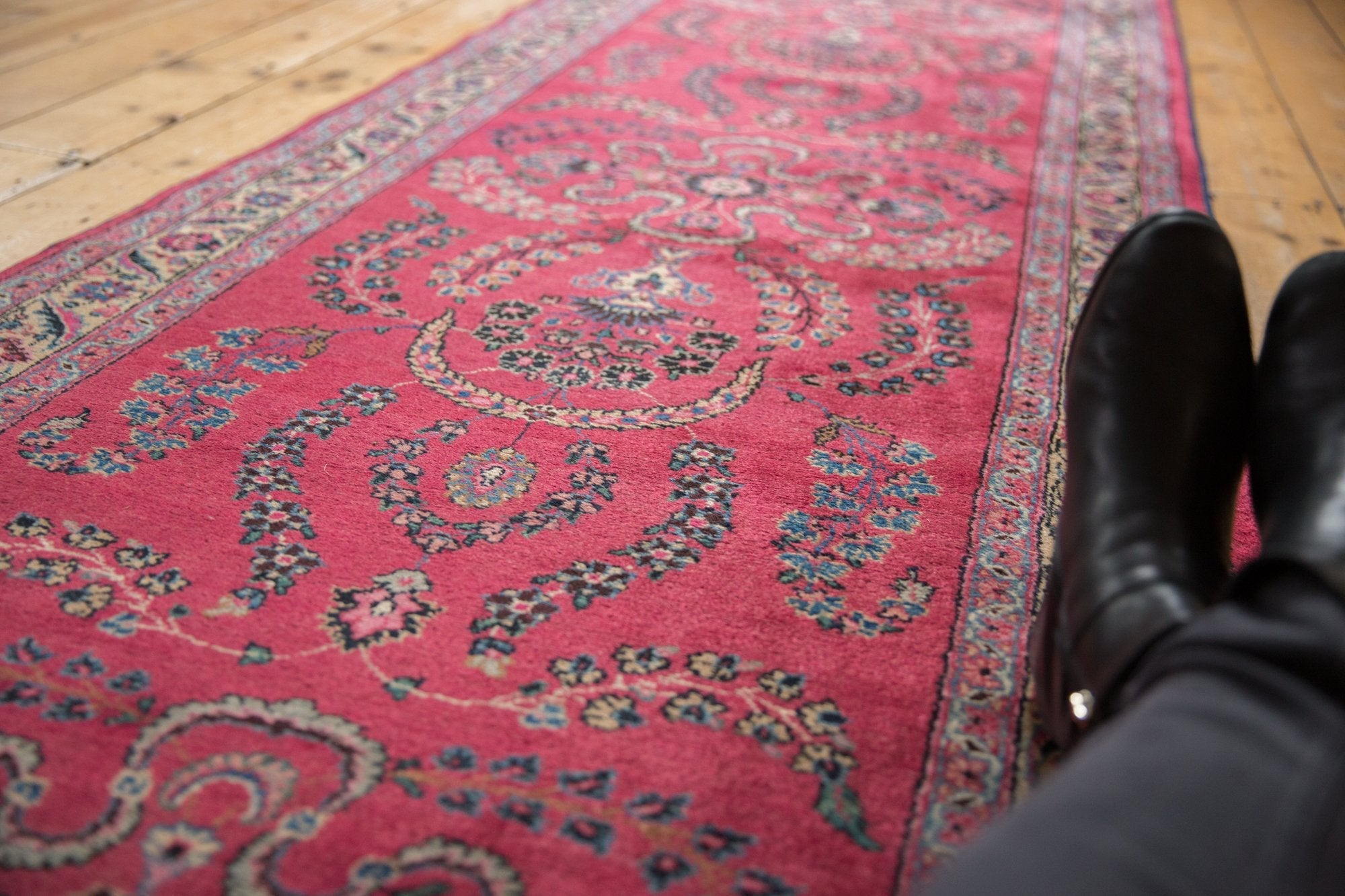 3.5x16 Vintage Meshed Rug Runner by Old New House® - product image 3 for Resin Society