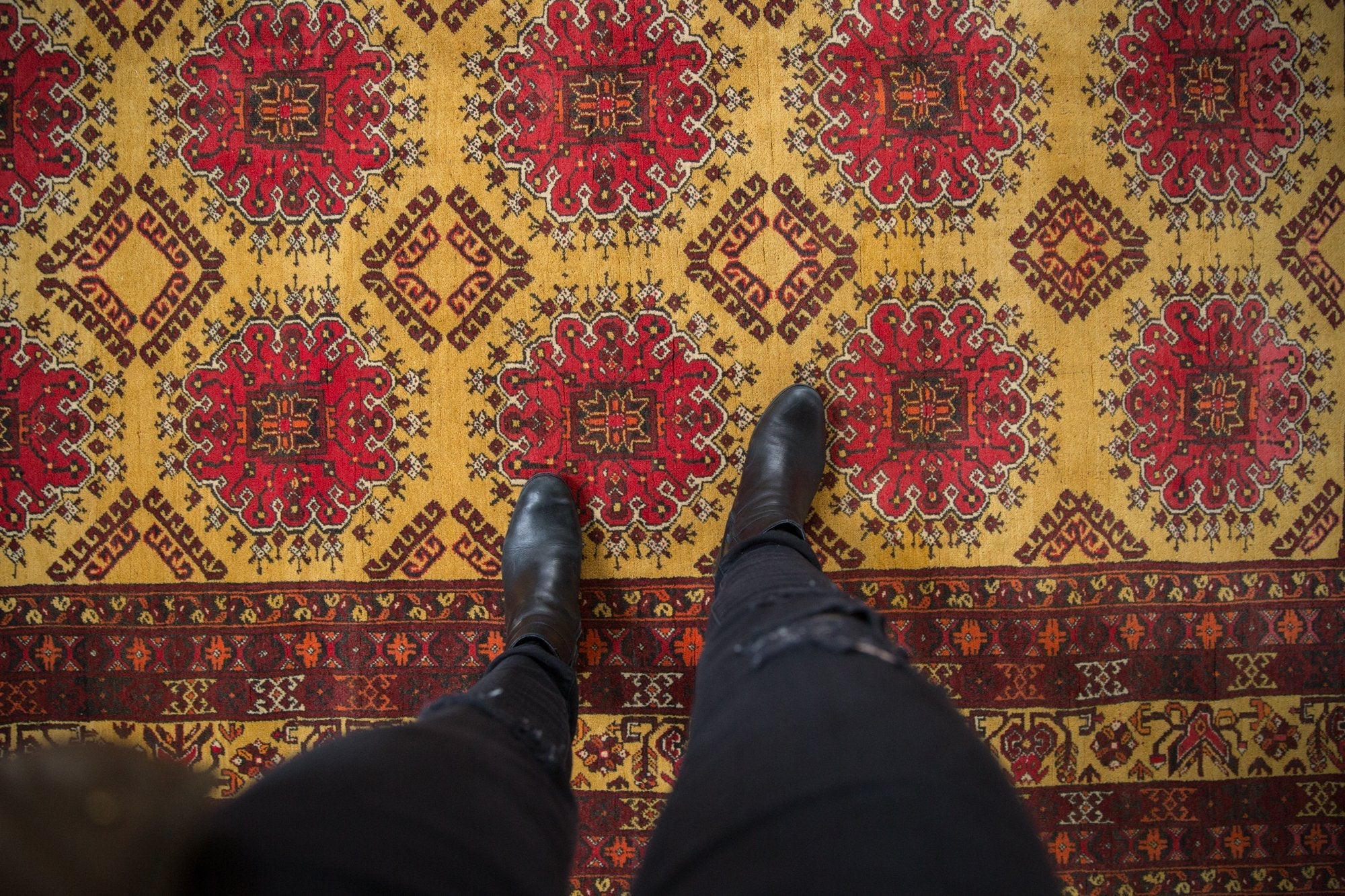 7x9.5 Vintage Daulatabad Carpet by Old New House® - product image 2 for Resin Society