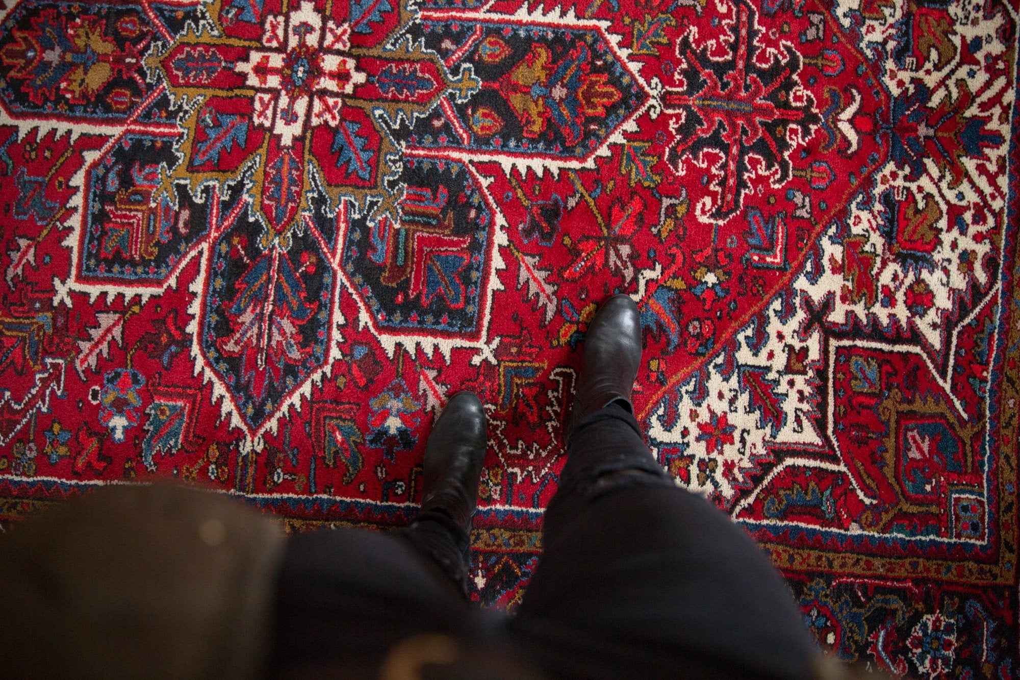 7x9.5 Vintage Mehrivan Carpet by Old New House® - product image 2 for Resin Society