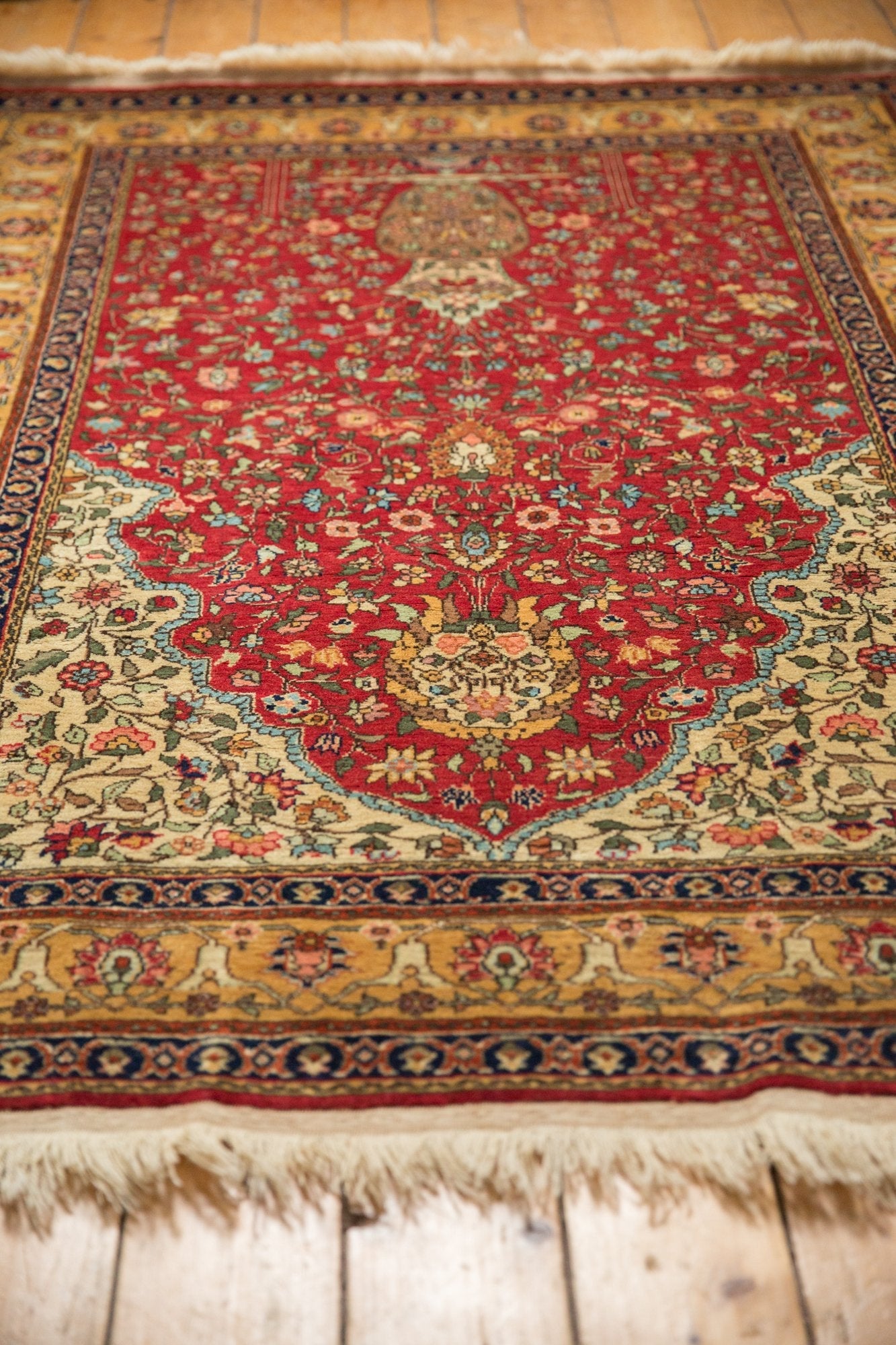 5x7.5 Vintage Romanian Hereke Design Rug by Old New House® - product image 6 for Resin Society