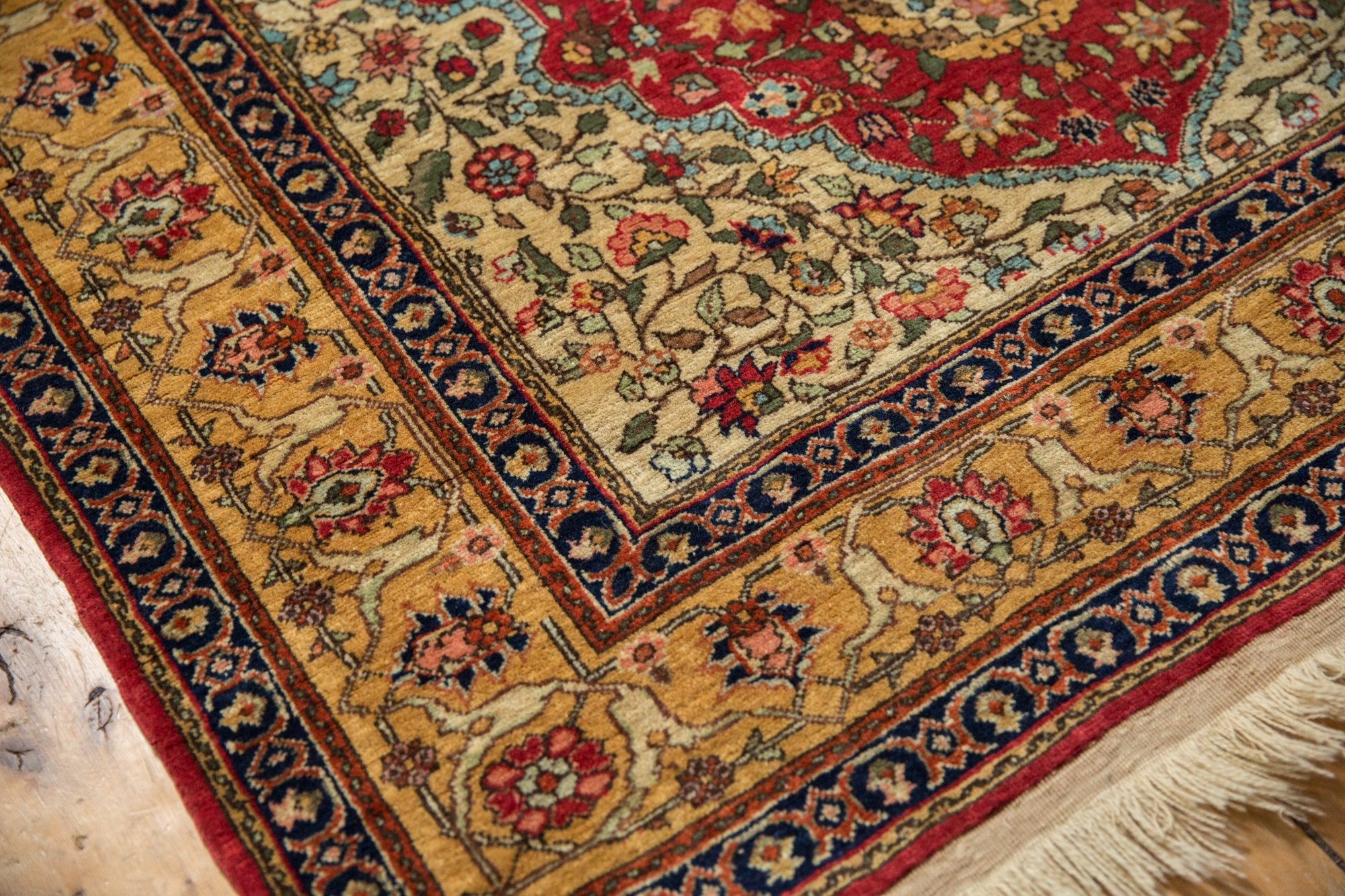 5x7.5 Vintage Romanian Hereke Design Rug by Old New House® - product image 7 for Resin Society