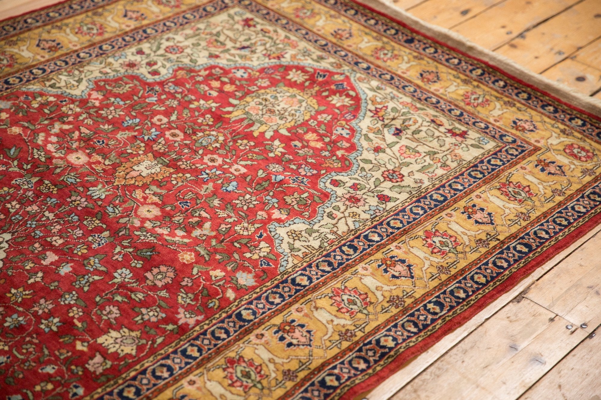 4.5x6.5 Vintage Romanian Hereke Design Rug by Old New House® - product image 6 for Resin Society
