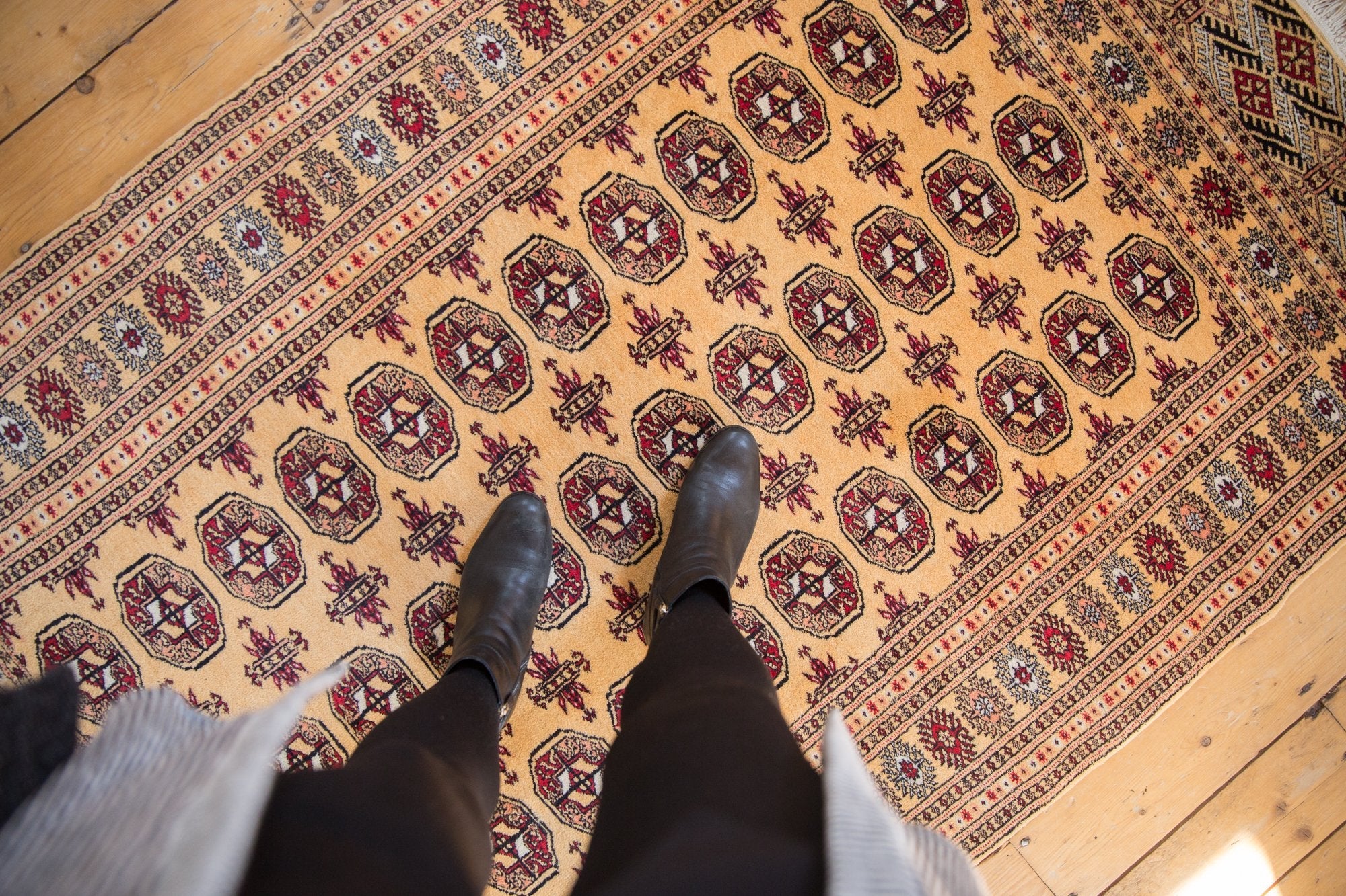 4x6.5 Vintage Pakistani Bokhara Design Rug by Old New House® - product image 2 for Resin Society