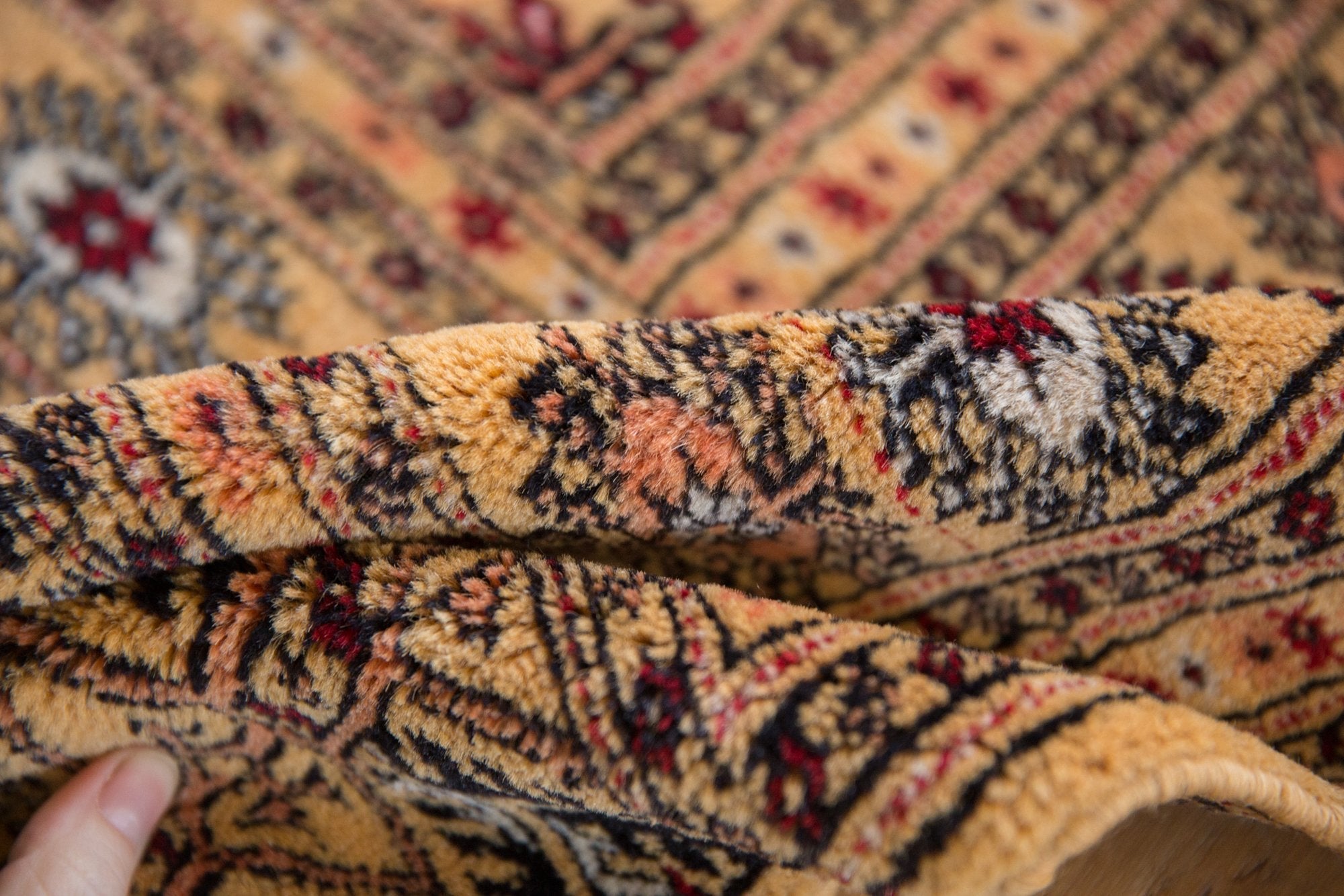 4x6.5 Vintage Pakistani Bokhara Design Rug by Old New House® - product image 10 for Resin Society