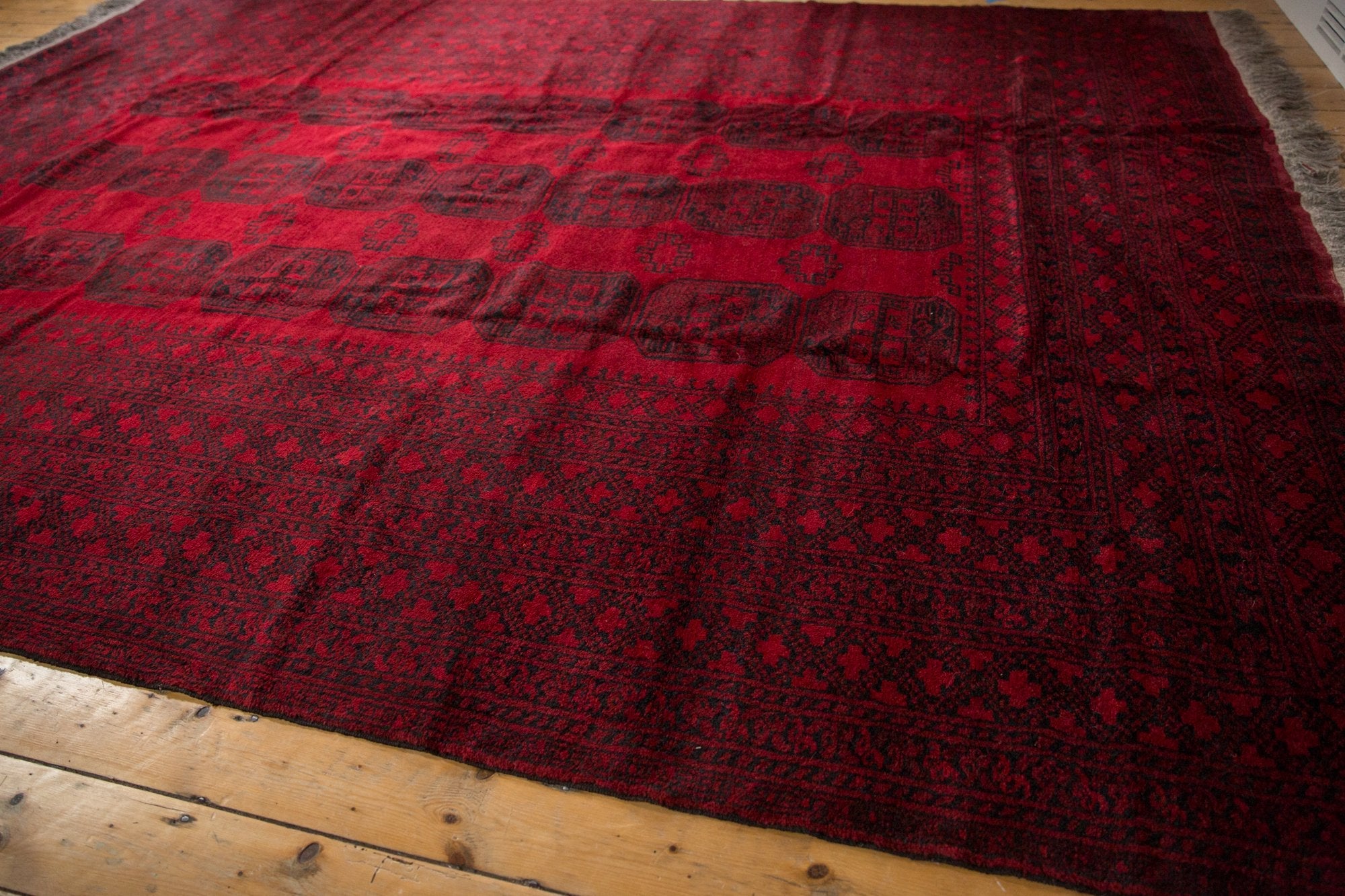 9x12.5 Vintage Afghani Ersari Design Carpet by Old New House® - product image 3 for Resin Society